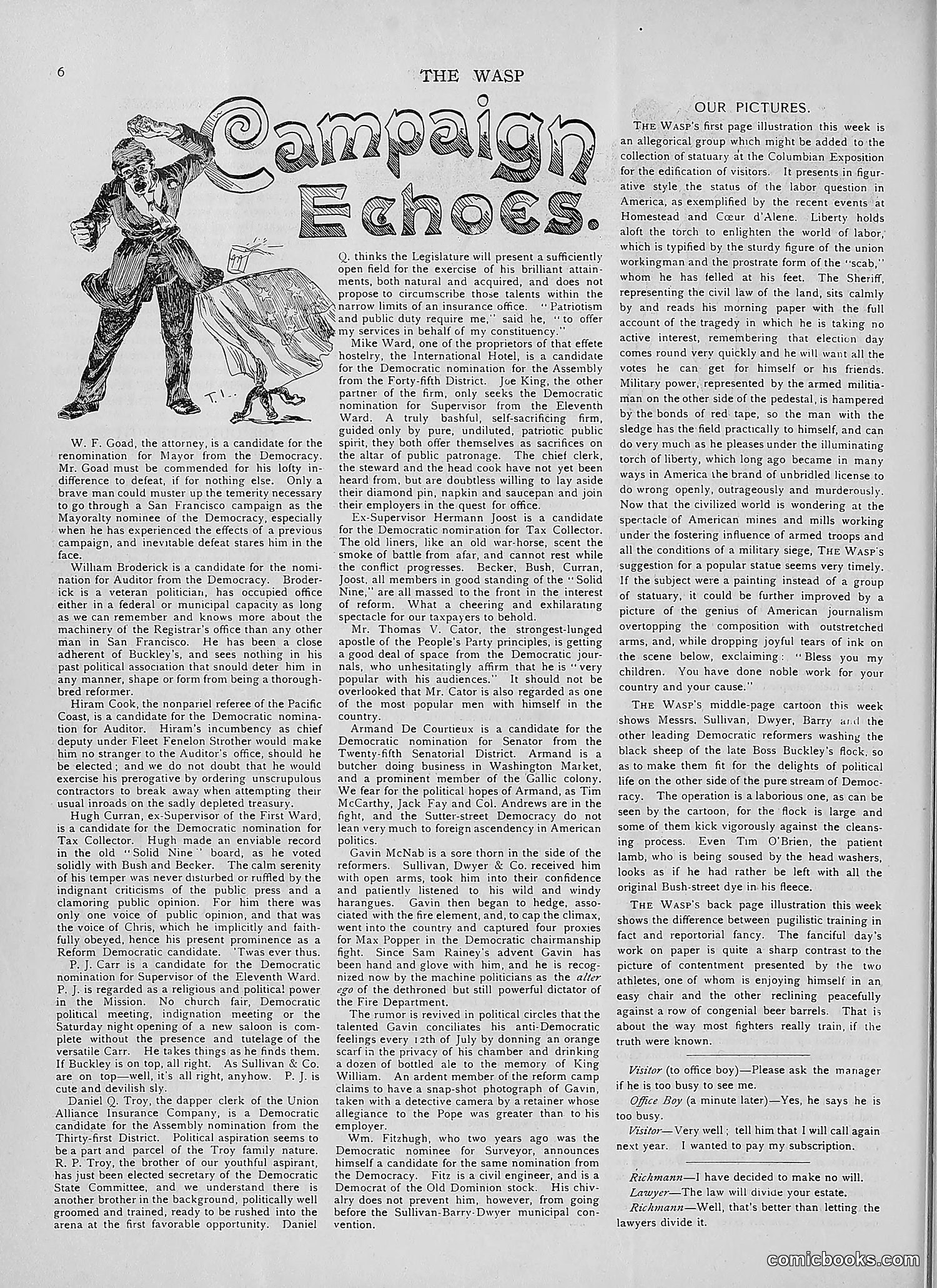 The Wasp — 1892 — page 77 of 590