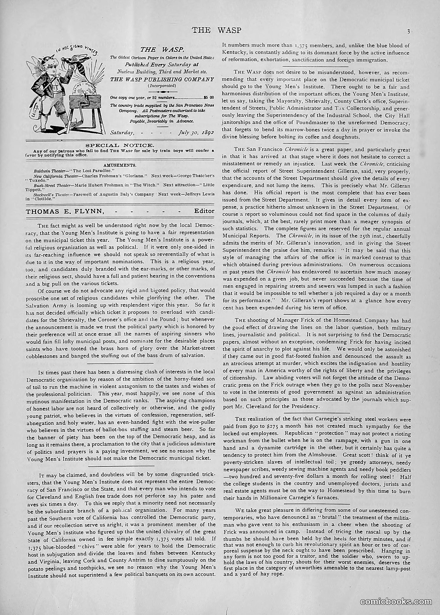 The Wasp — 1892 — page 94 of 590