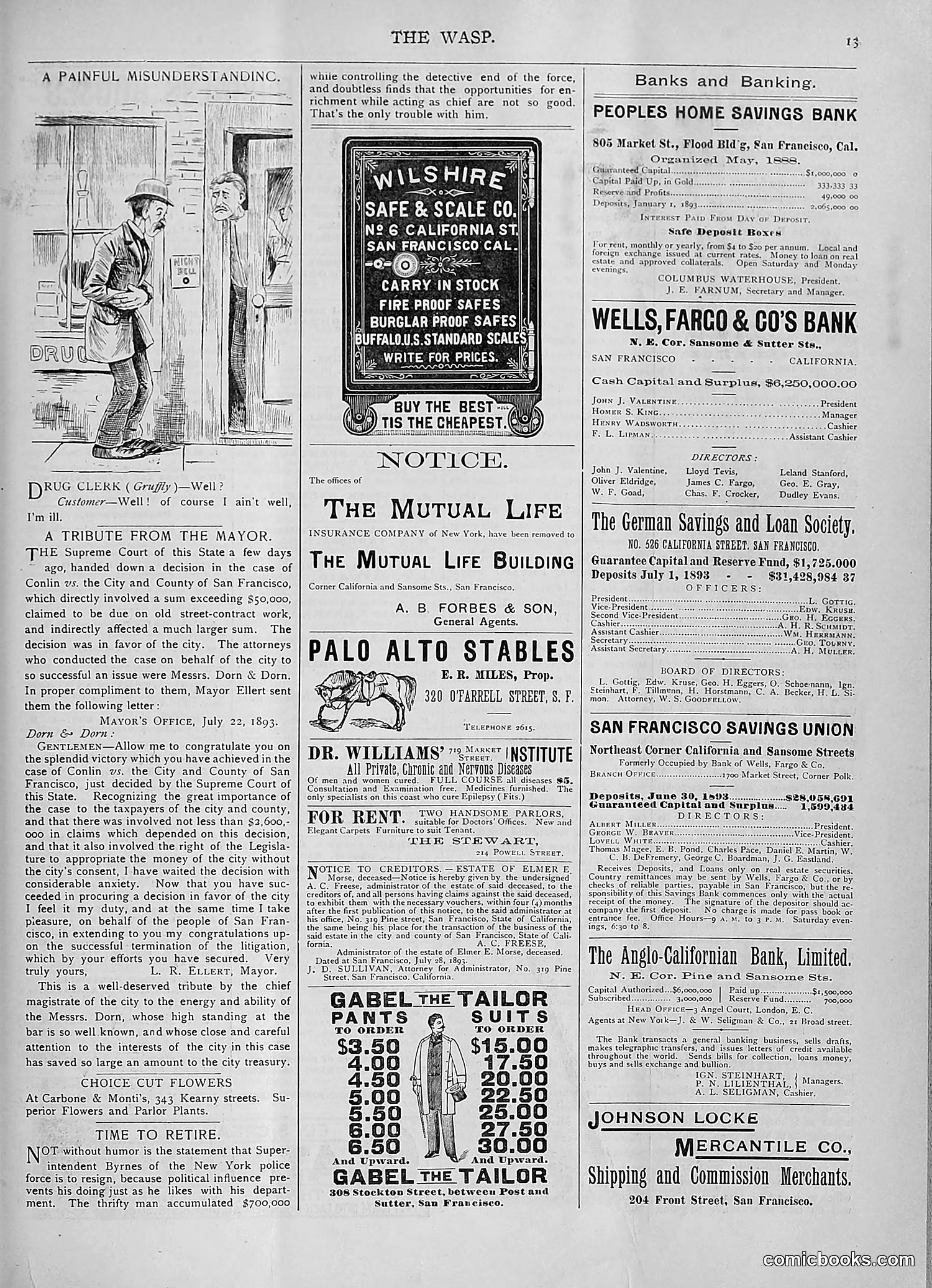 The Wasp — 1893 — page 106 of 578