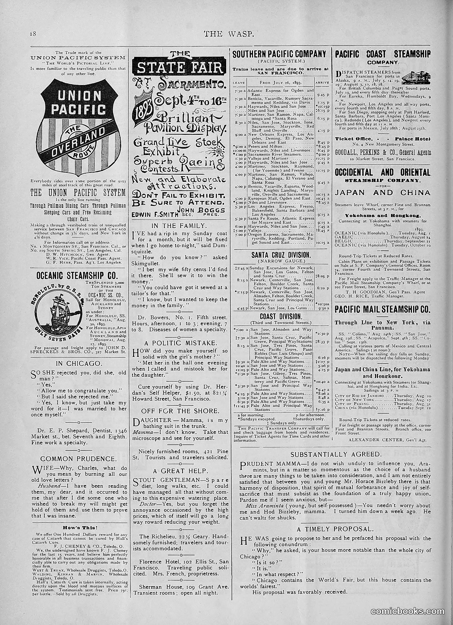 The Wasp — 1893 — page 153 of 578