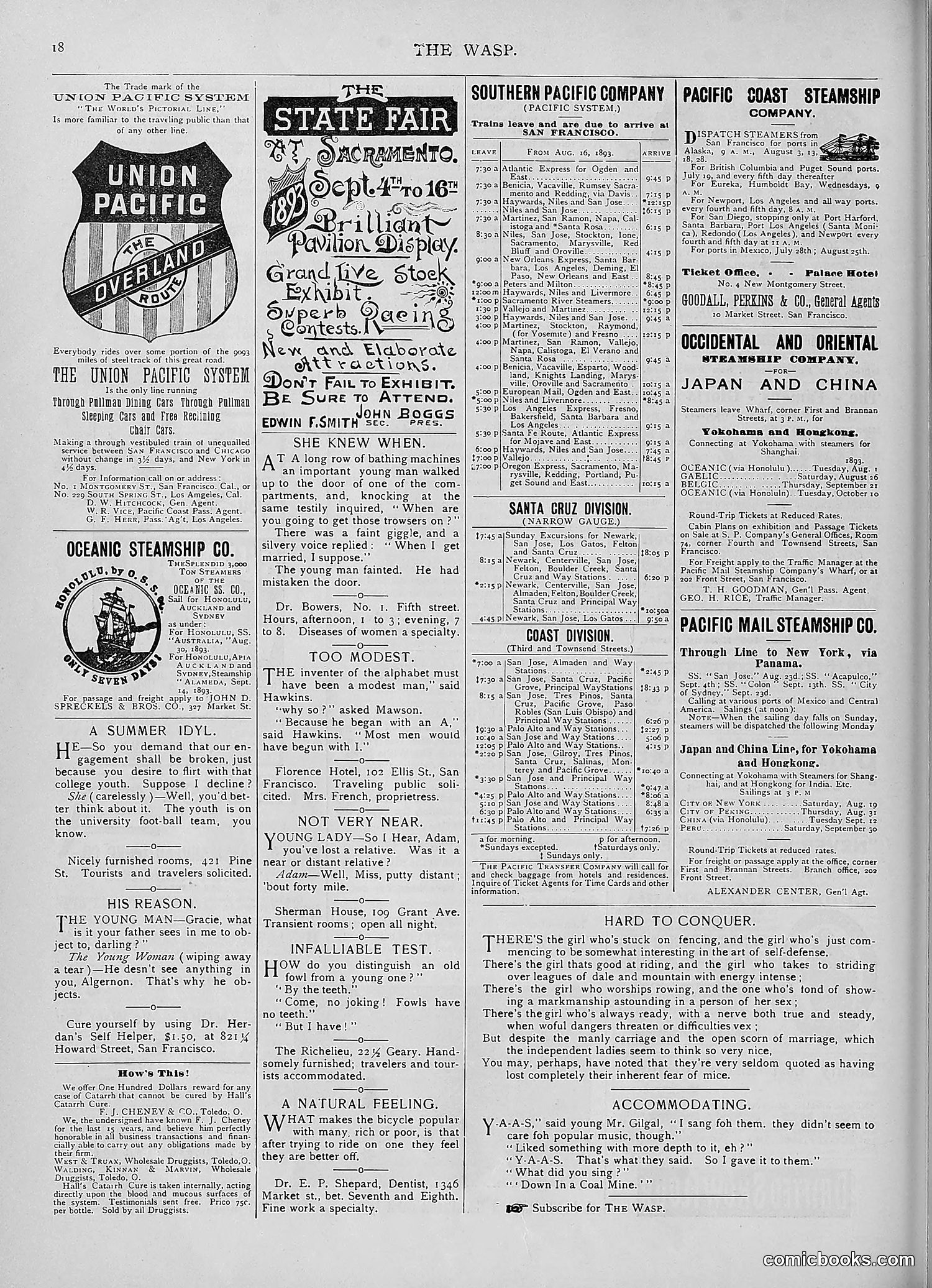 The Wasp — 1893 — page 173 of 578