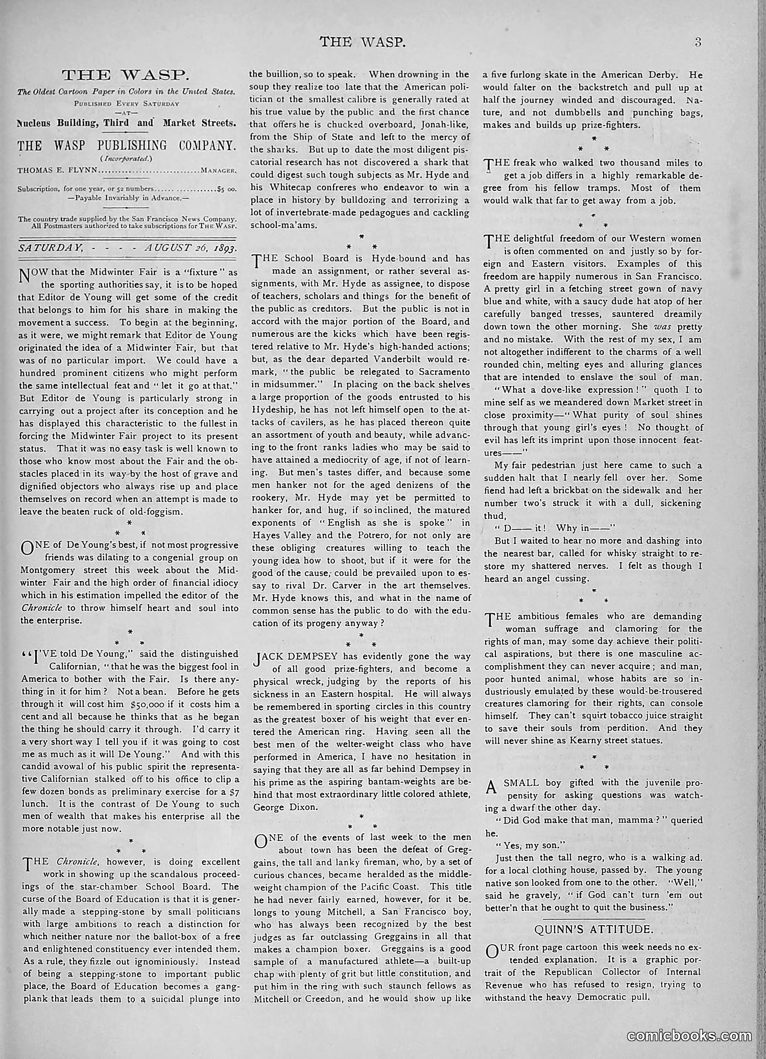 The Wasp — 1893 — page 180 of 578