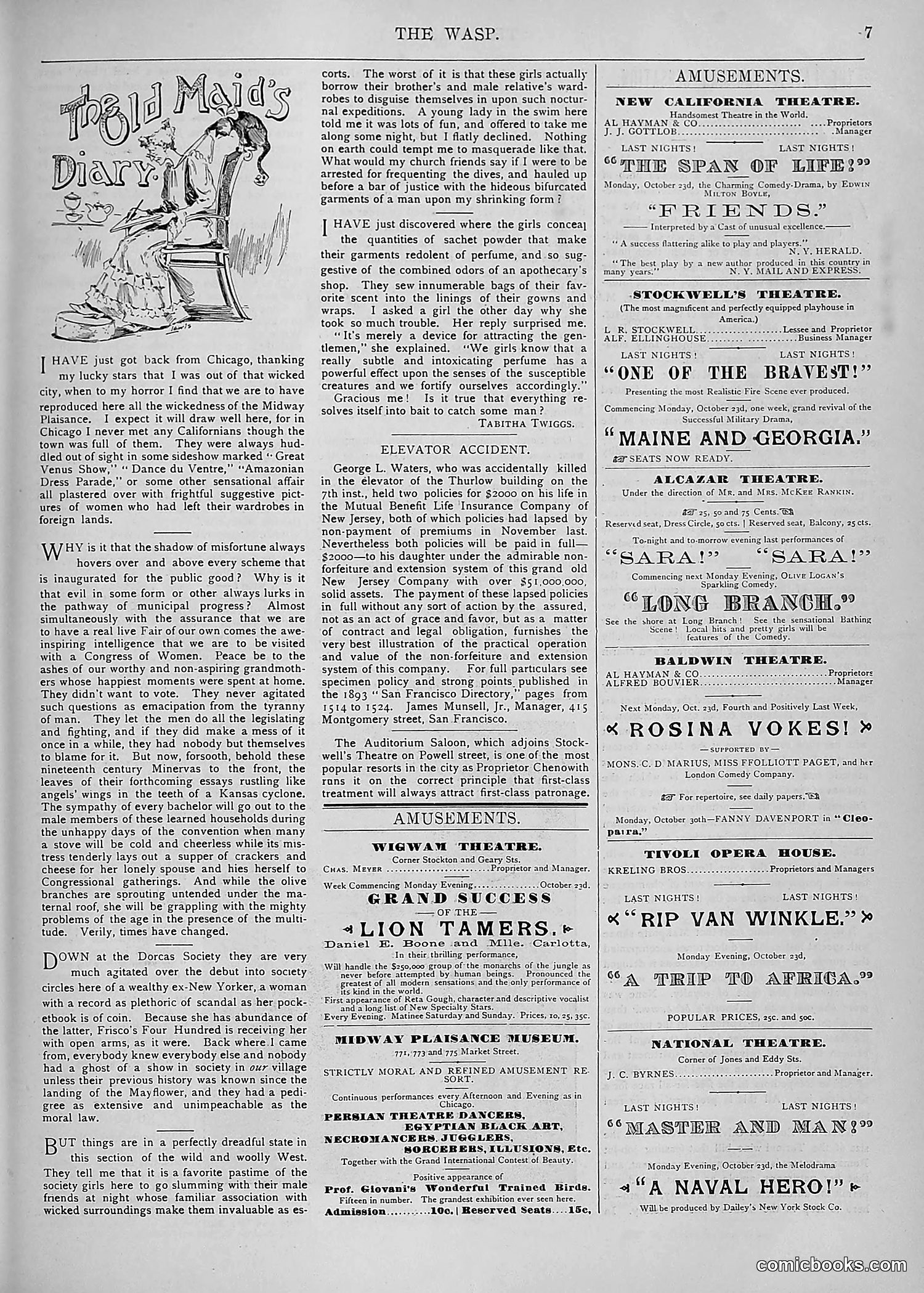 The Wasp — 1893 — page 348 of 578