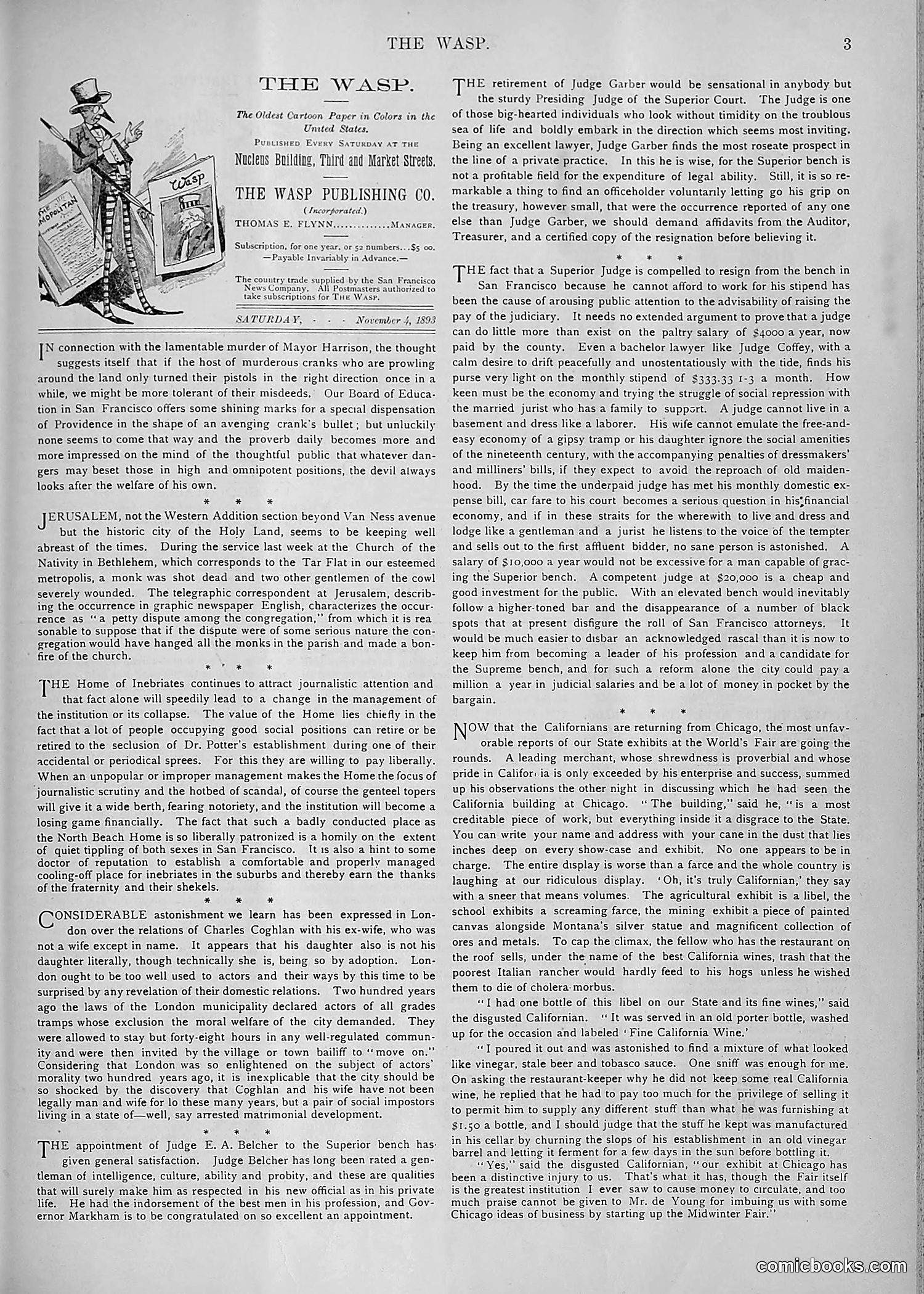 The Wasp — 1893 — page 384 of 578