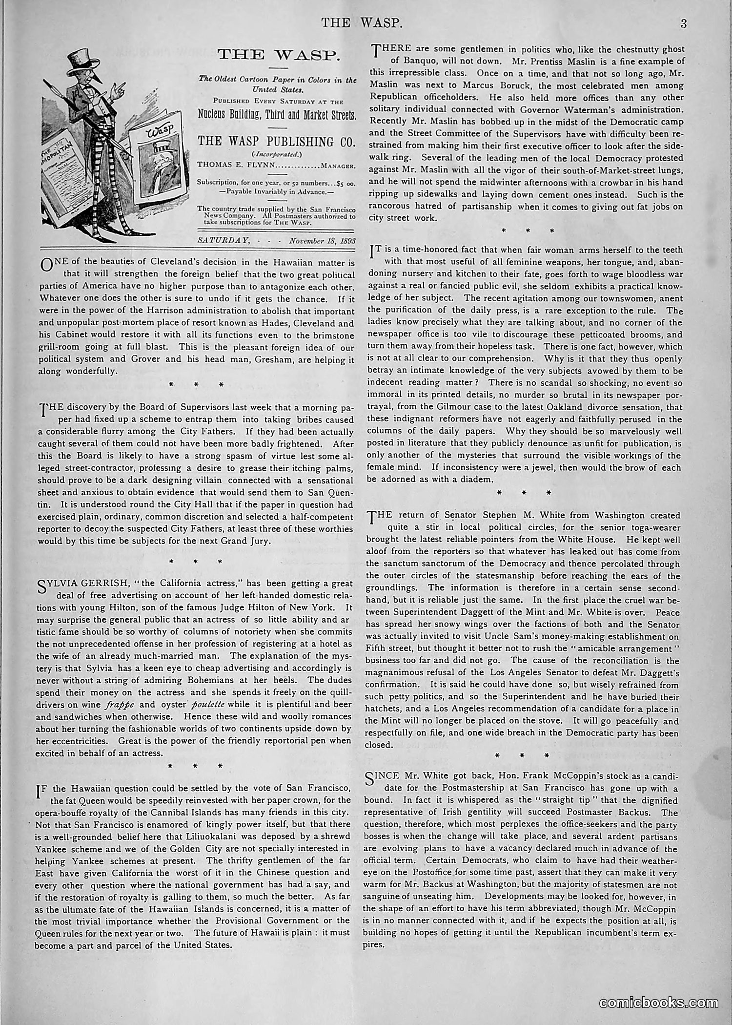 The Wasp — 1893 — page 424 of 578