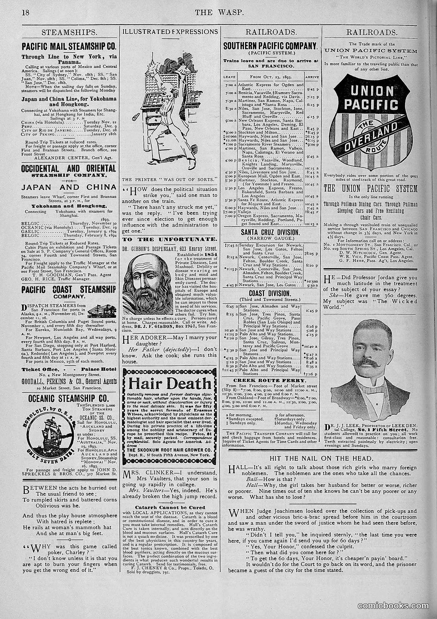 The Wasp — 1893 — page 439 of 578