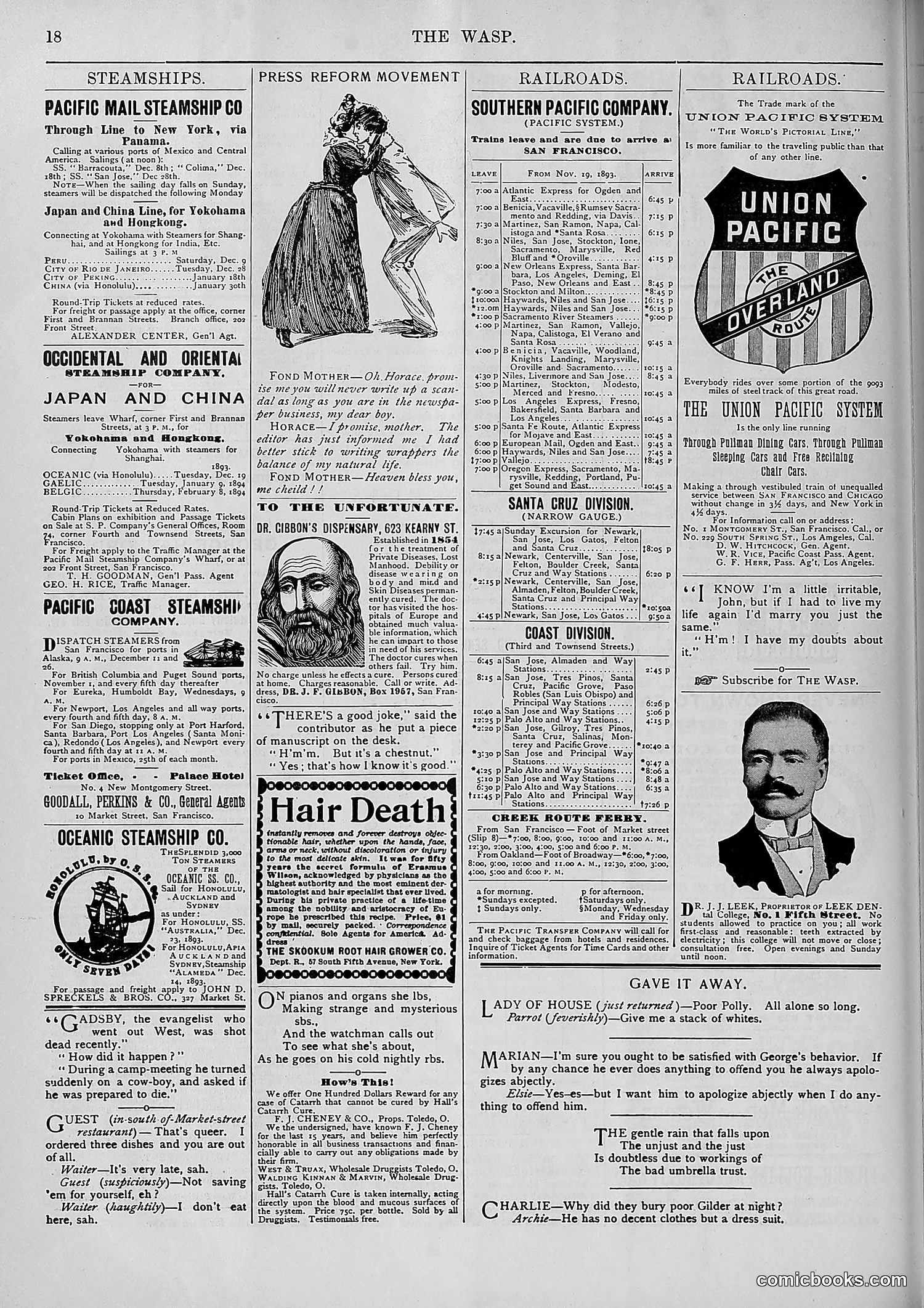 The Wasp — 1893 — page 481 of 578