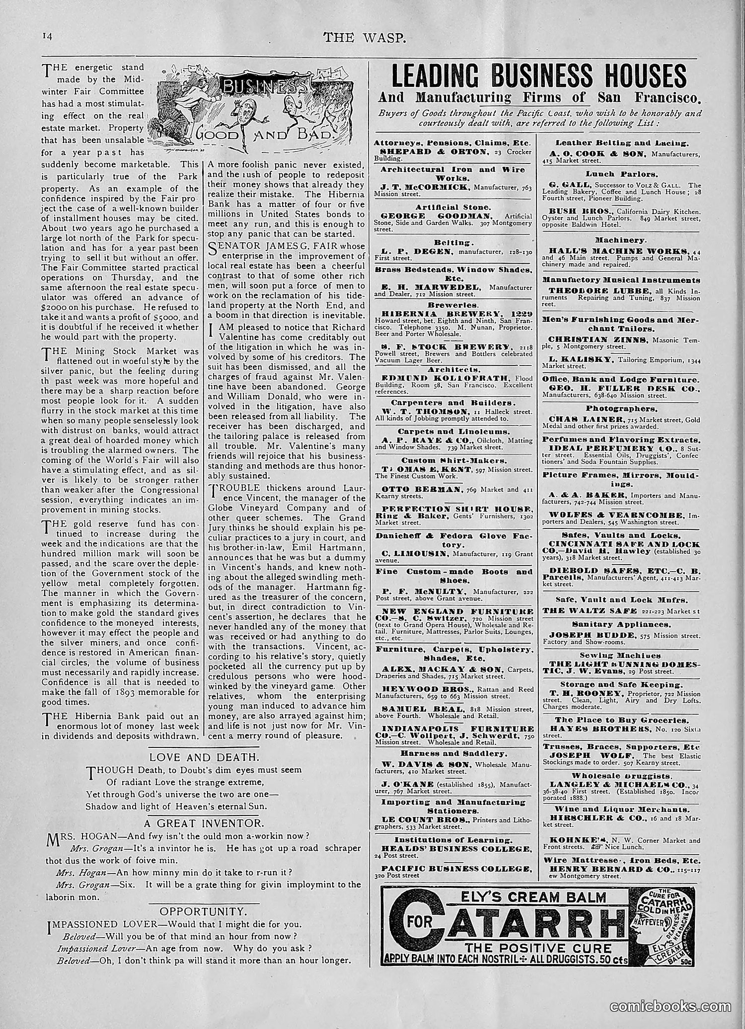 The Wasp — 1893 — page 67 of 578