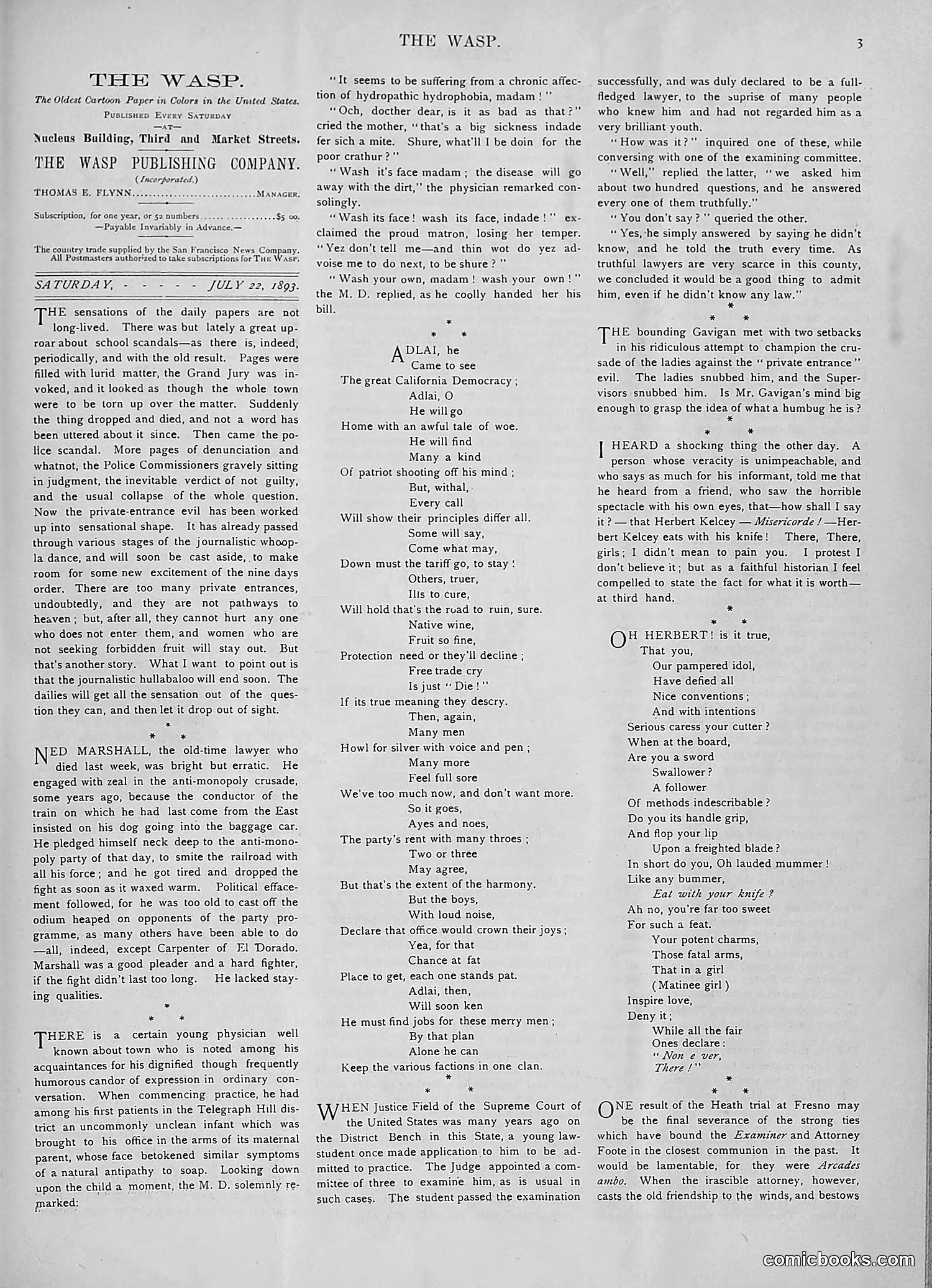 The Wasp — 1893 — page 76 of 578