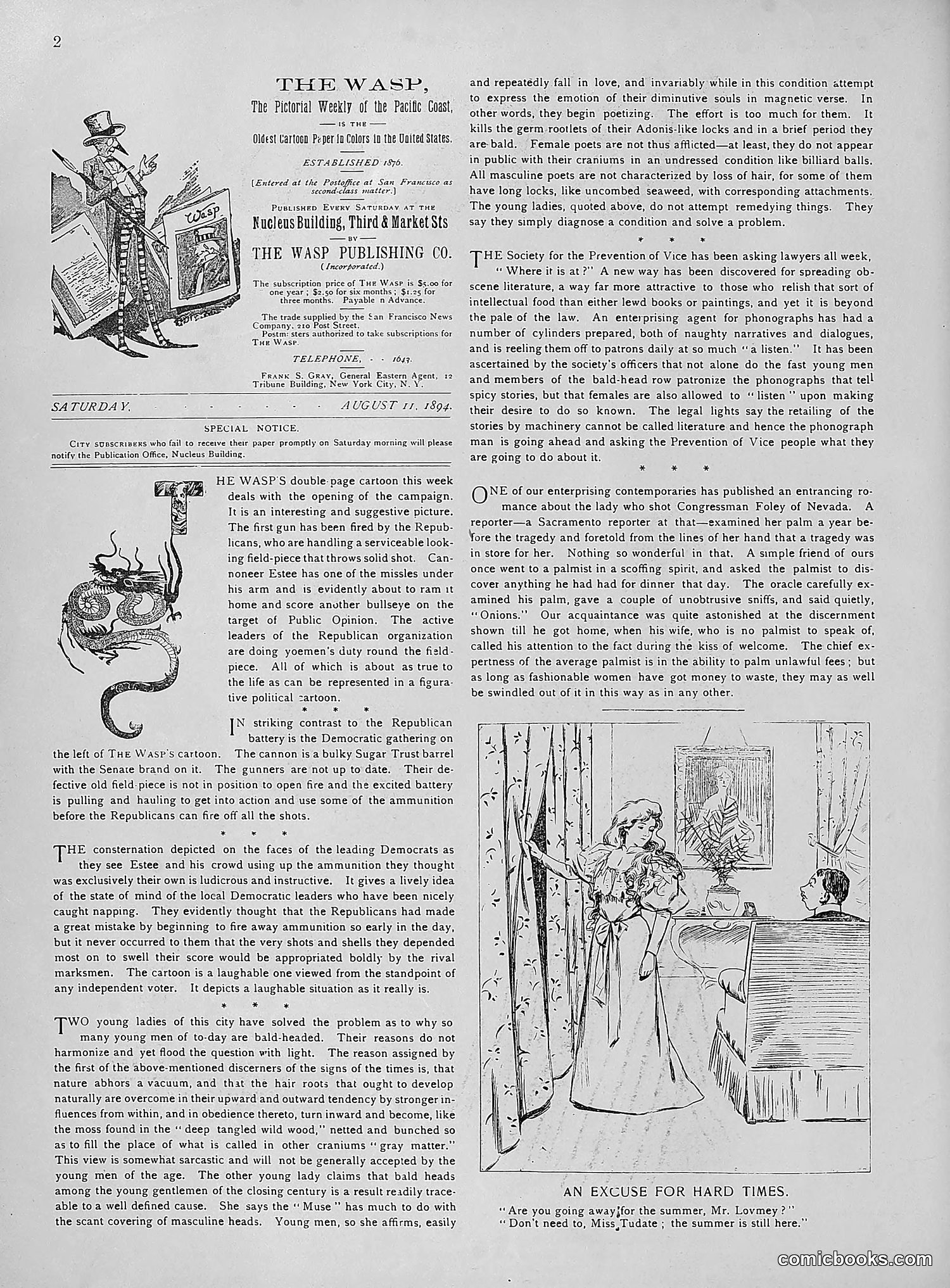 The Wasp — 1894 — page 111 of 524