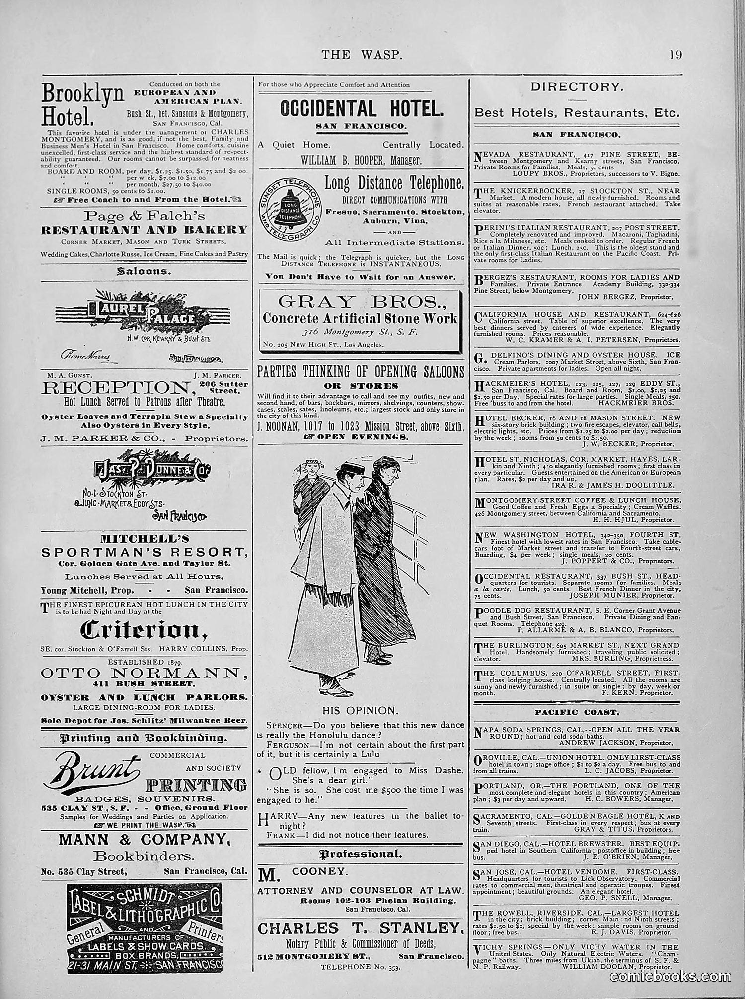 The Wasp — 1894 — page 168 of 524