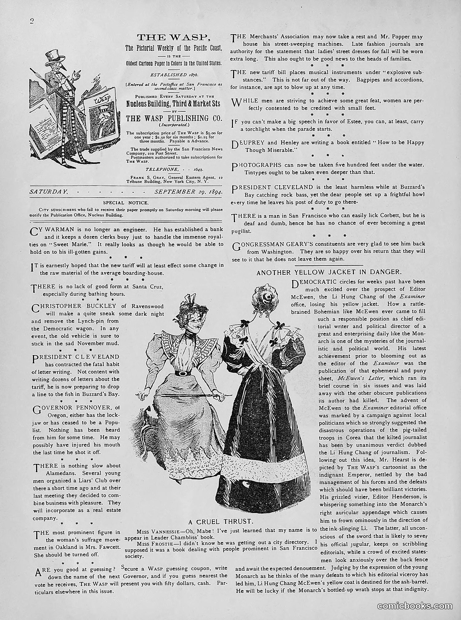 The Wasp — 1894 — page 251 of 524