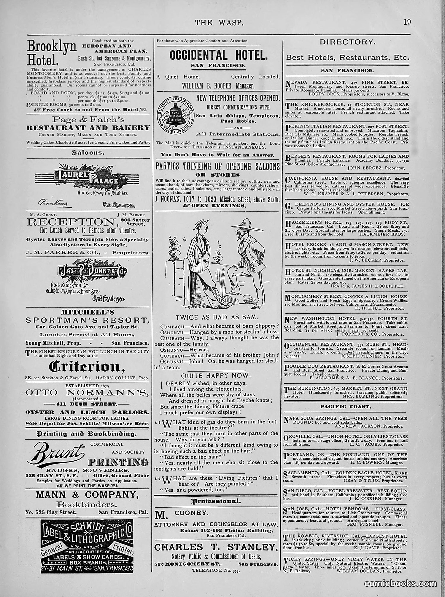 The Wasp — 1894 — page 288 of 524