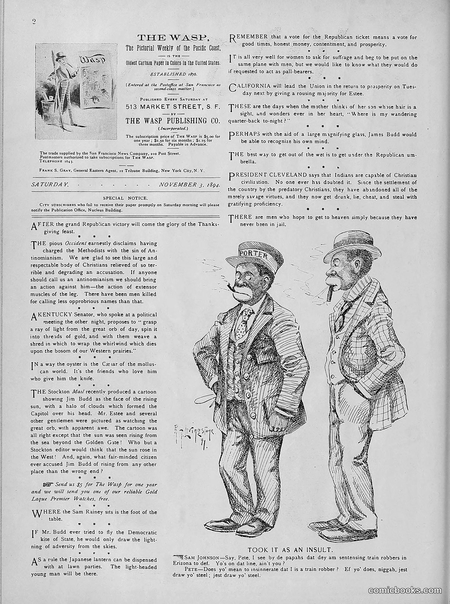 The Wasp — 1894 — page 371 of 524