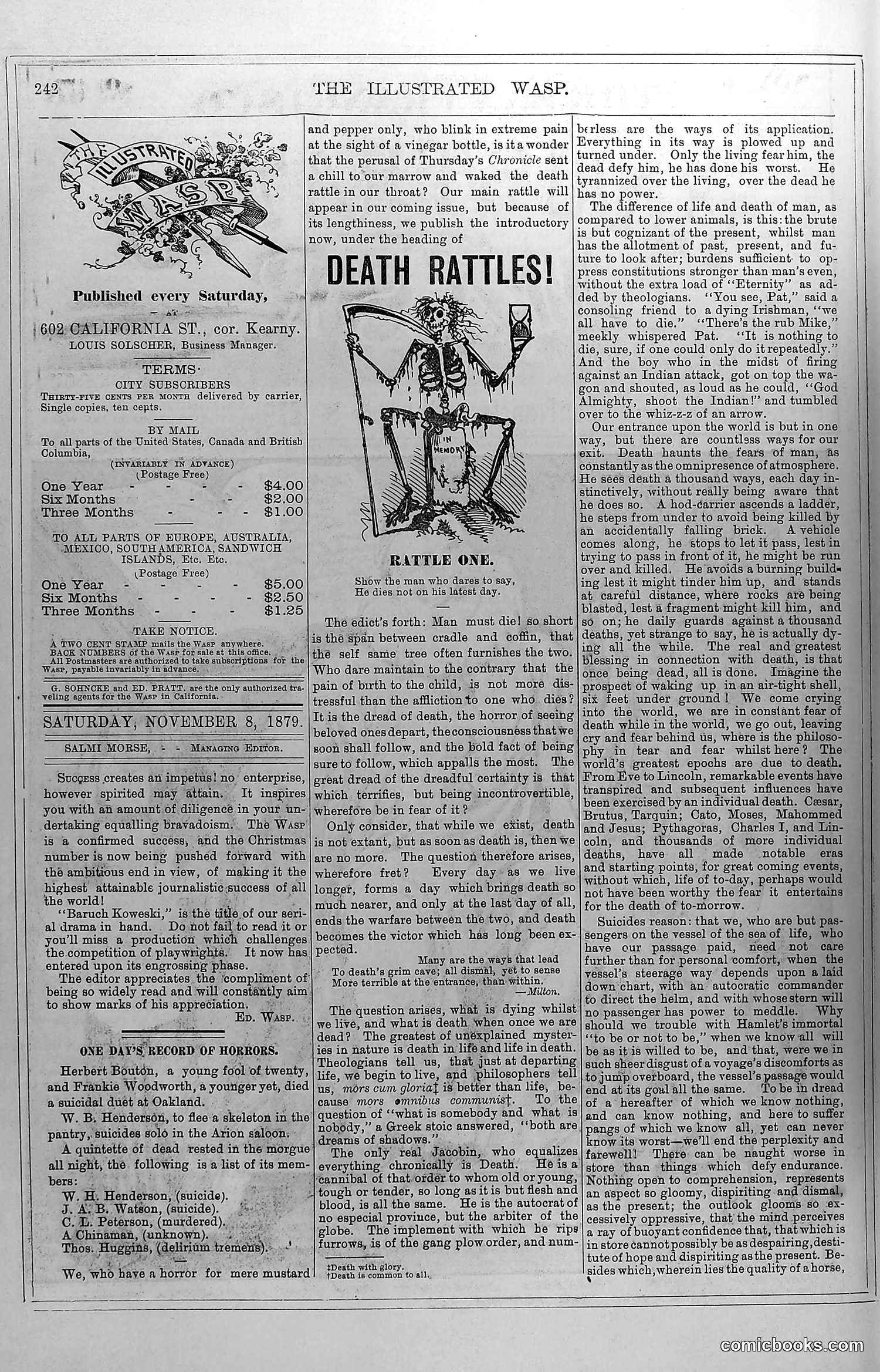 The Wasp — November 8, 1879 — page 3 of 18