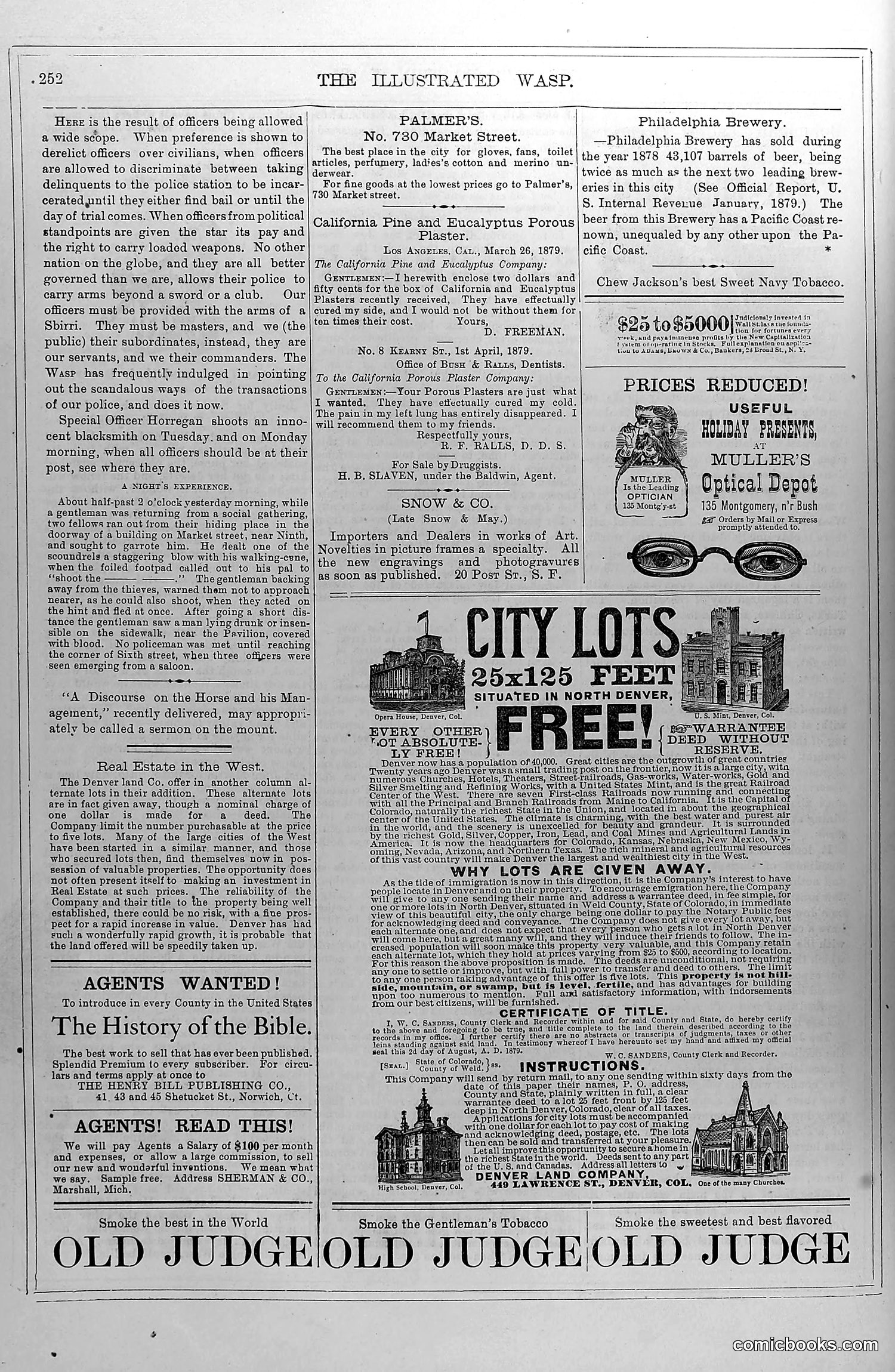 The Wasp — November 8, 1879 — page 13 of 18