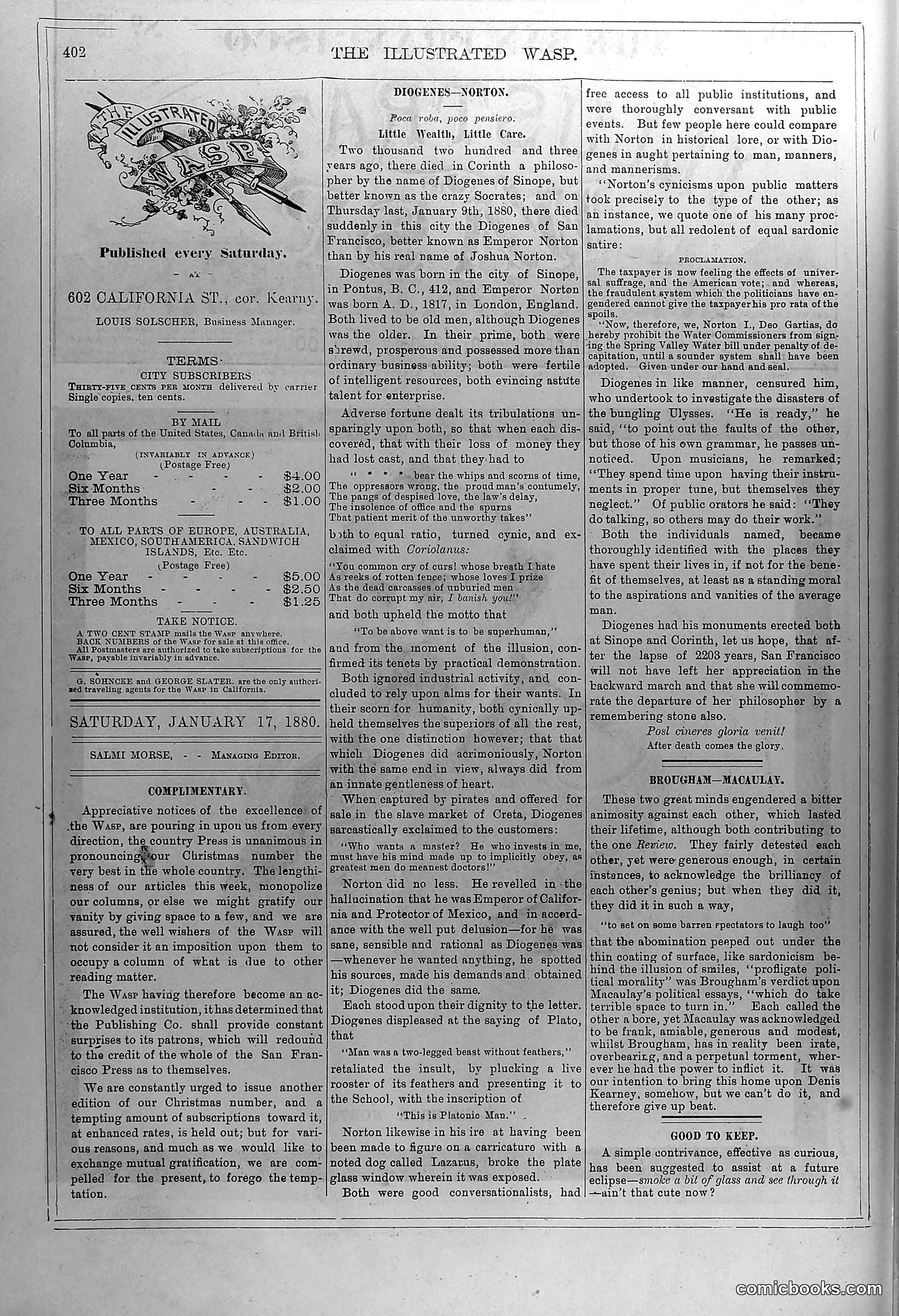 The Wasp — January 17, 1880 — page 3 of 16