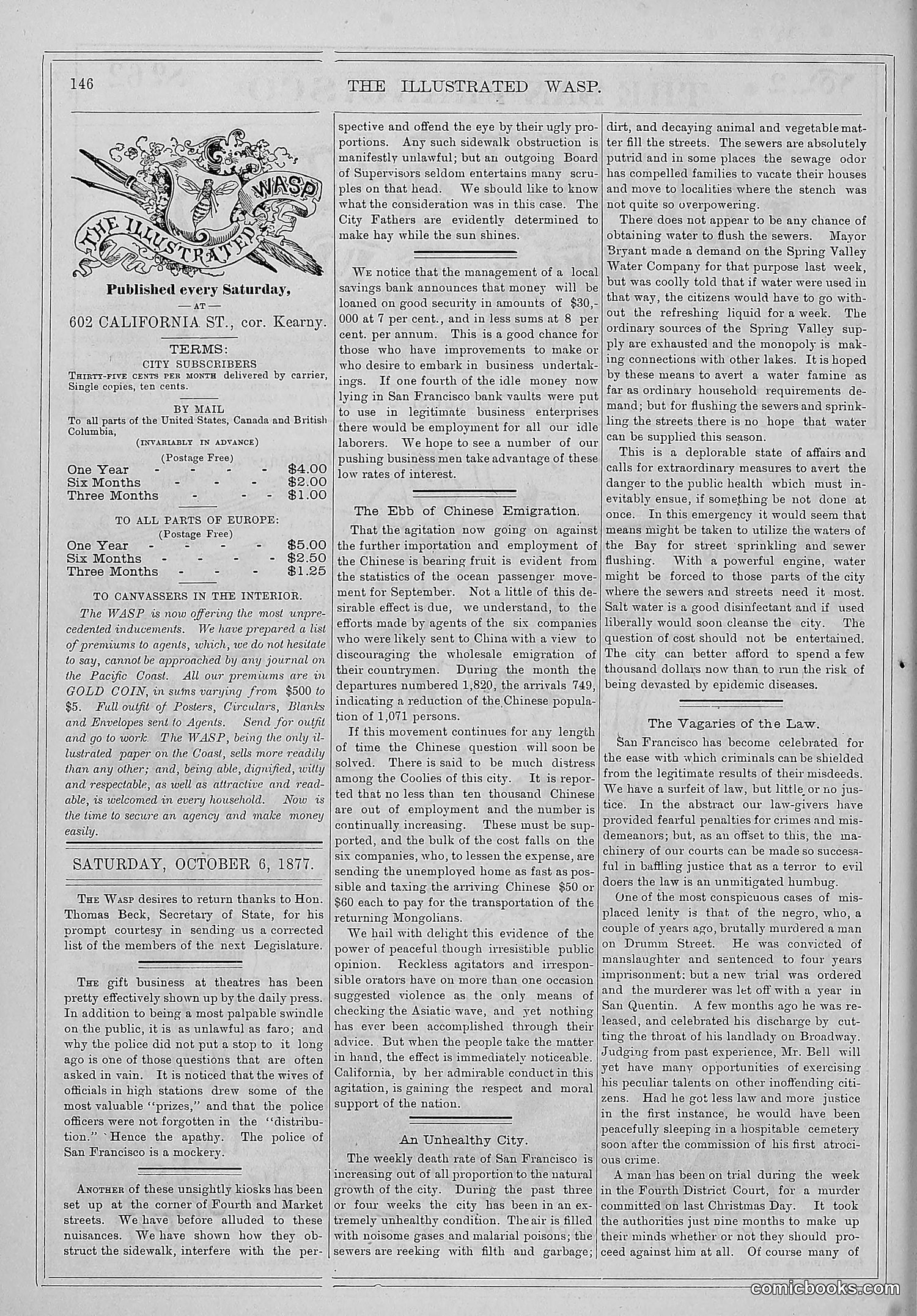 The Wasp — 1877 — page 153 of 372