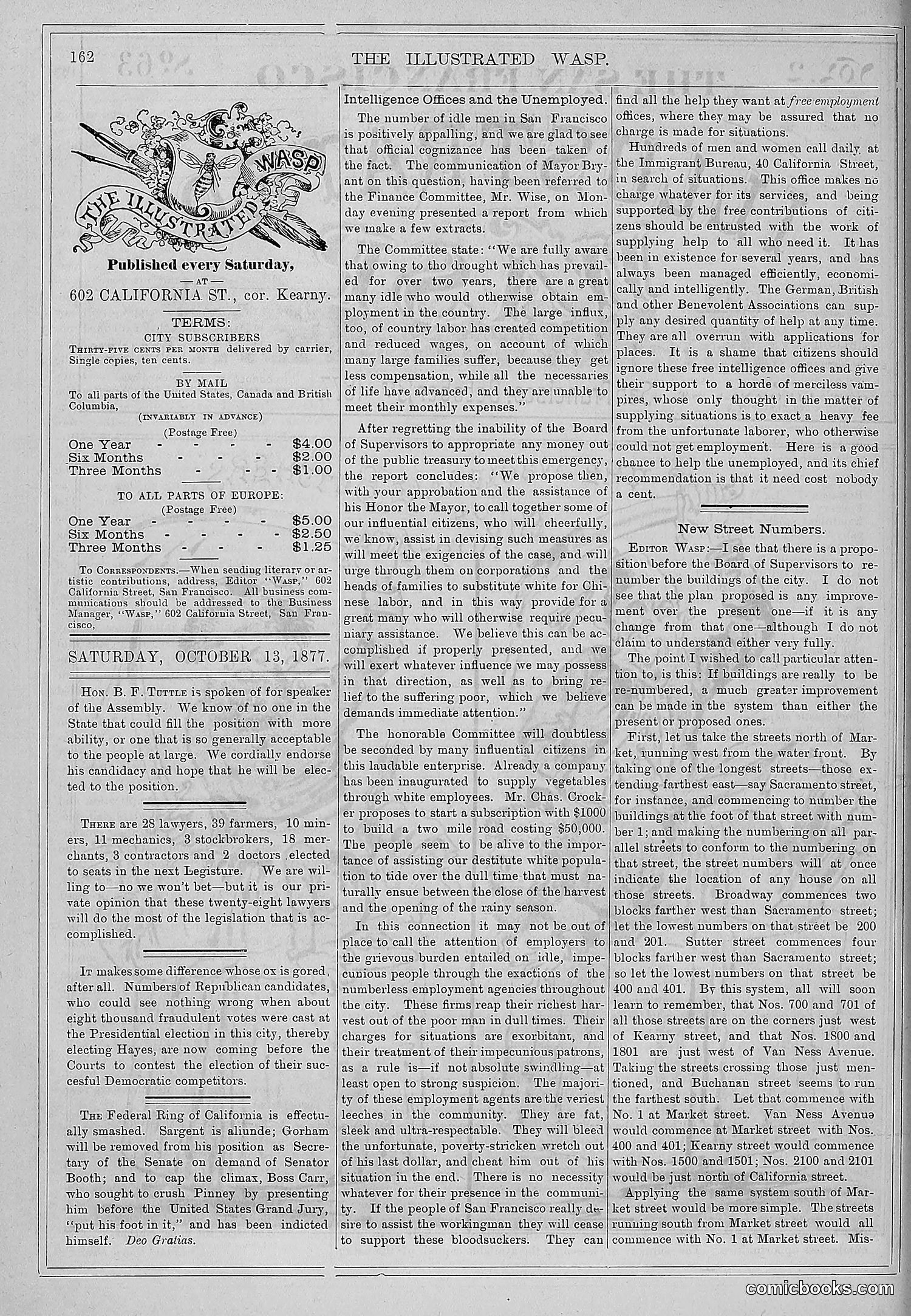 The Wasp — 1877 — page 169 of 372