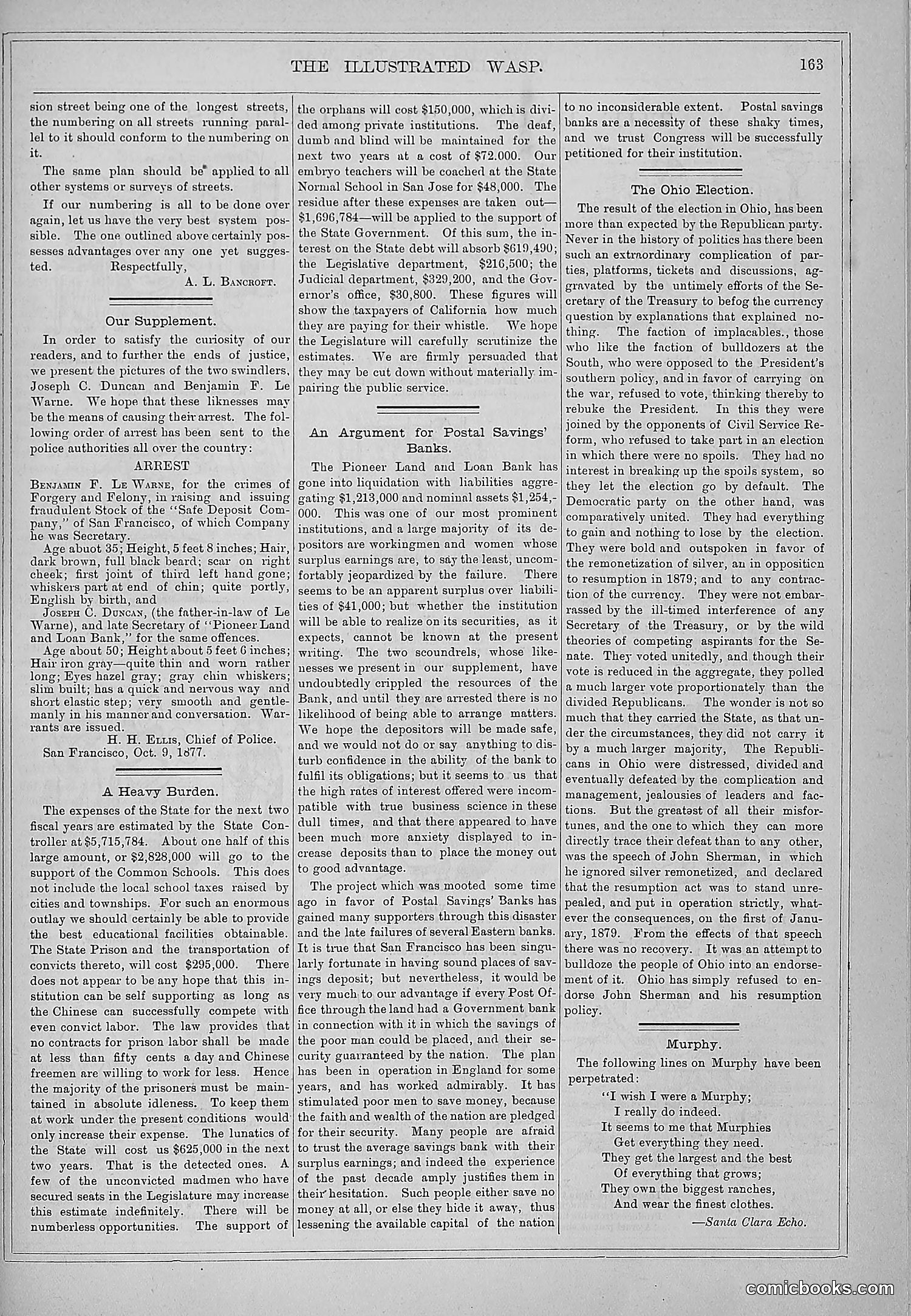The Wasp — 1877 — page 170 of 372