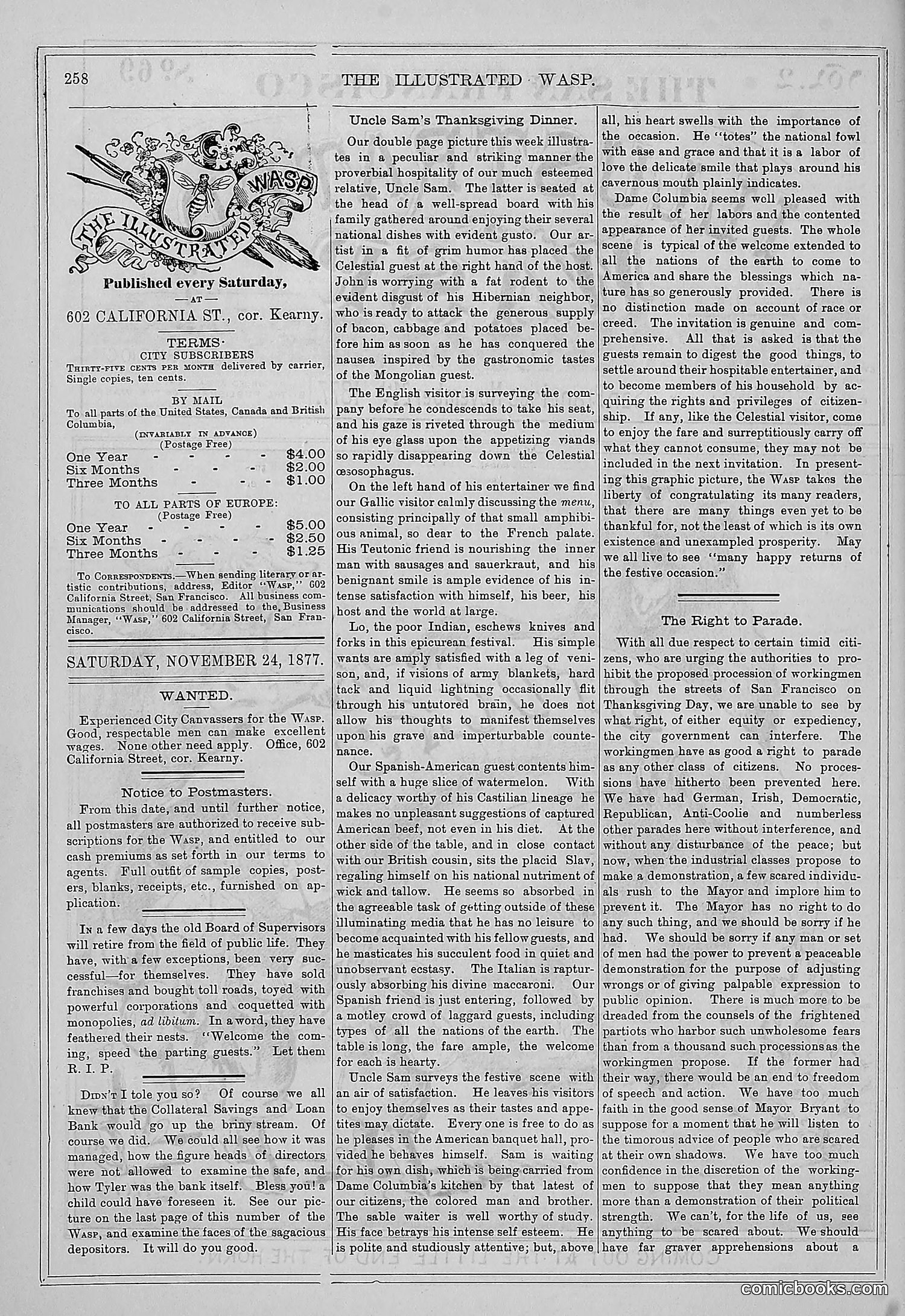 The Wasp — 1877 — page 267 of 372