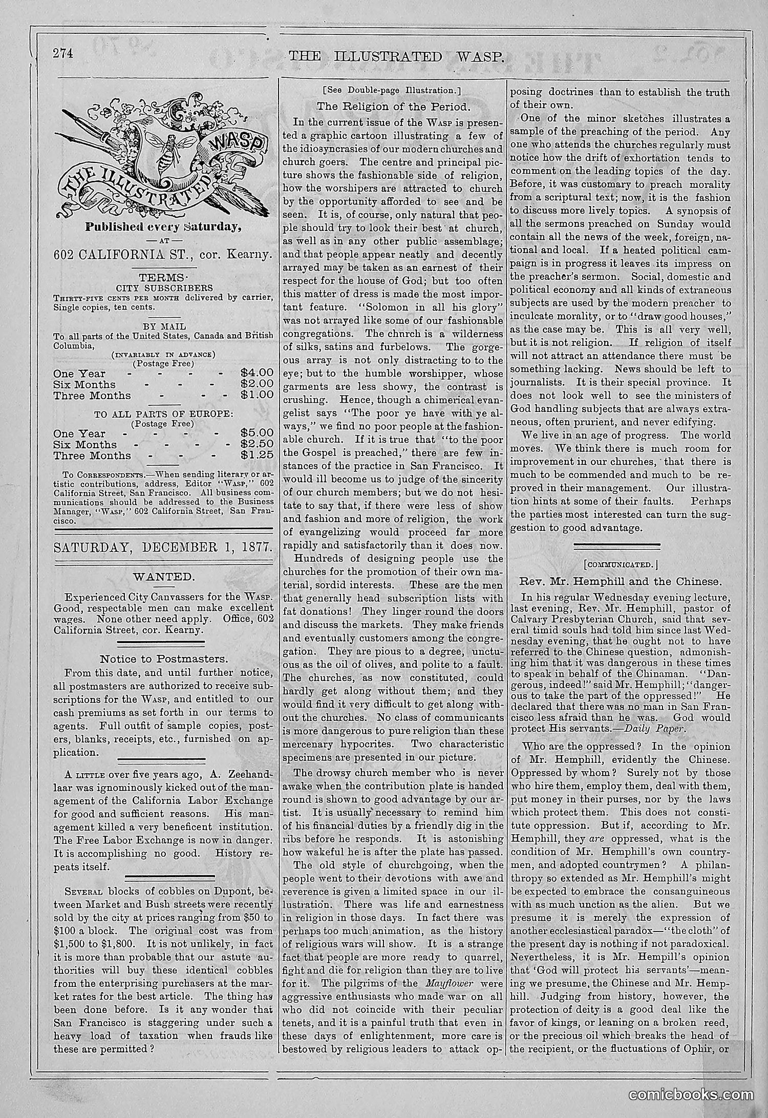 The Wasp — 1877 — page 283 of 372