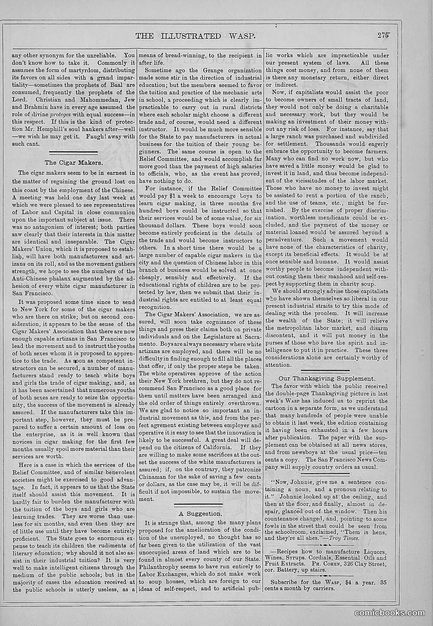 The Wasp — 1877 — page 284 of 372