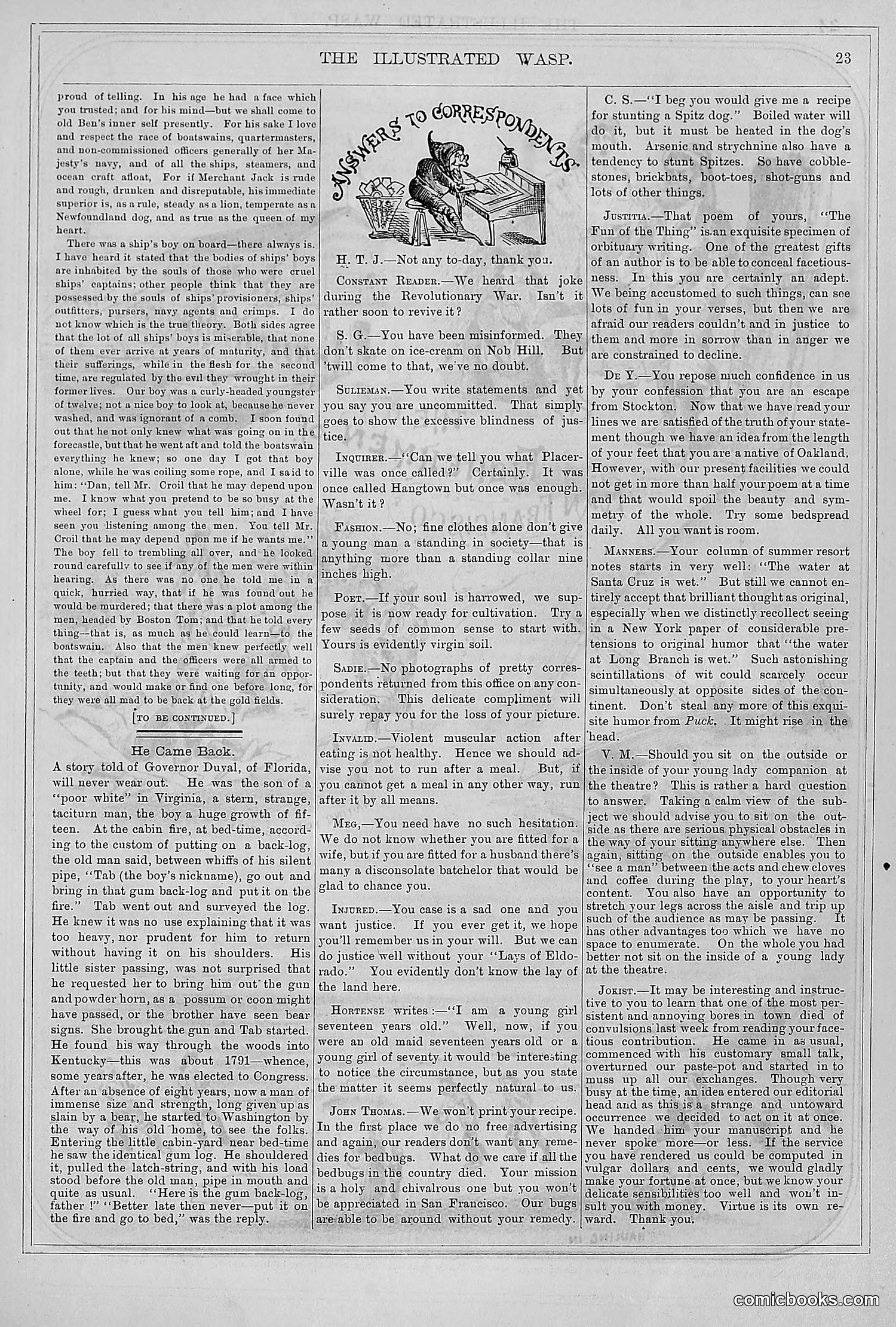 The Wasp — 1877 — page 30 of 372