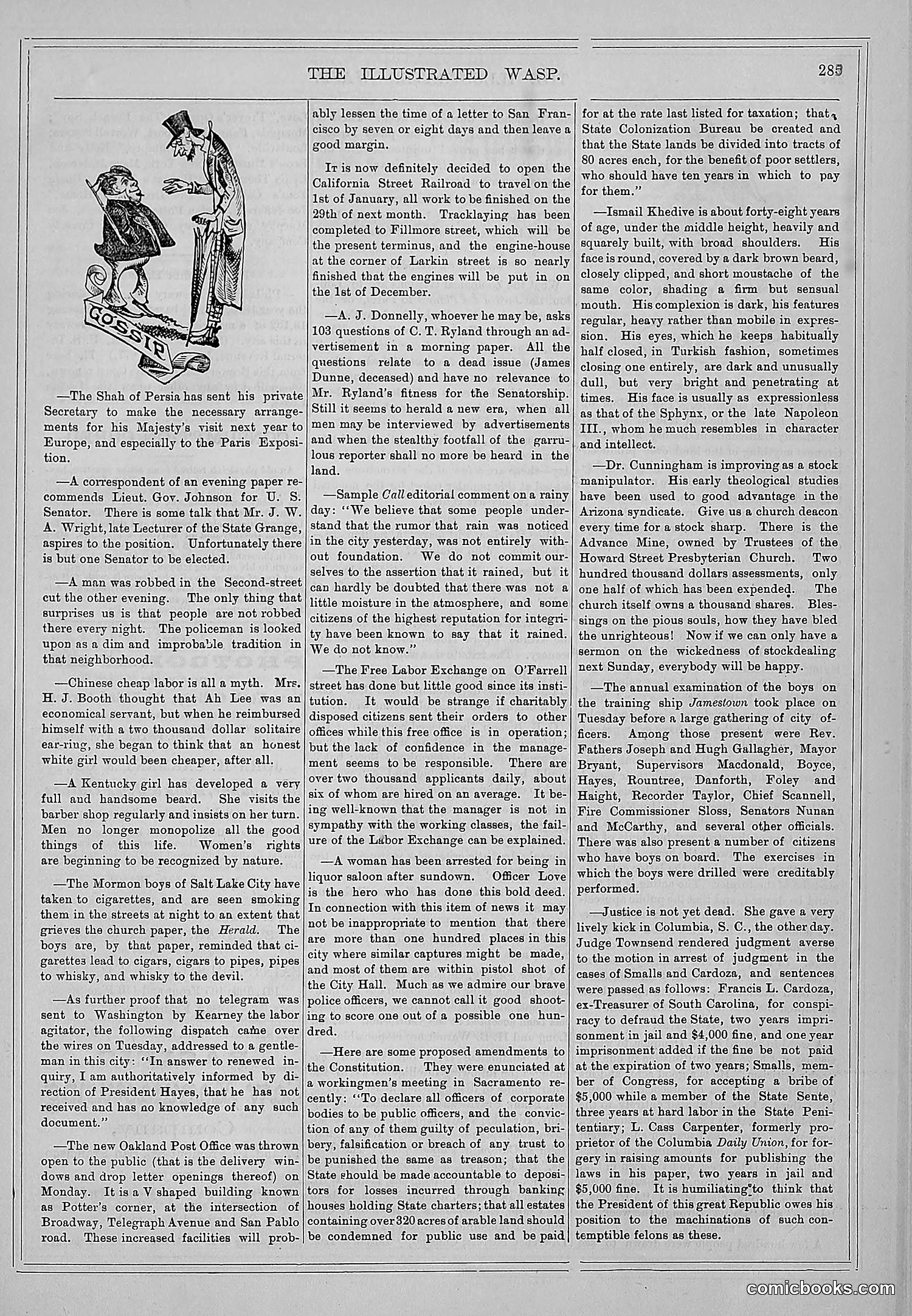 The Wasp — 1877 — page 296 of 372