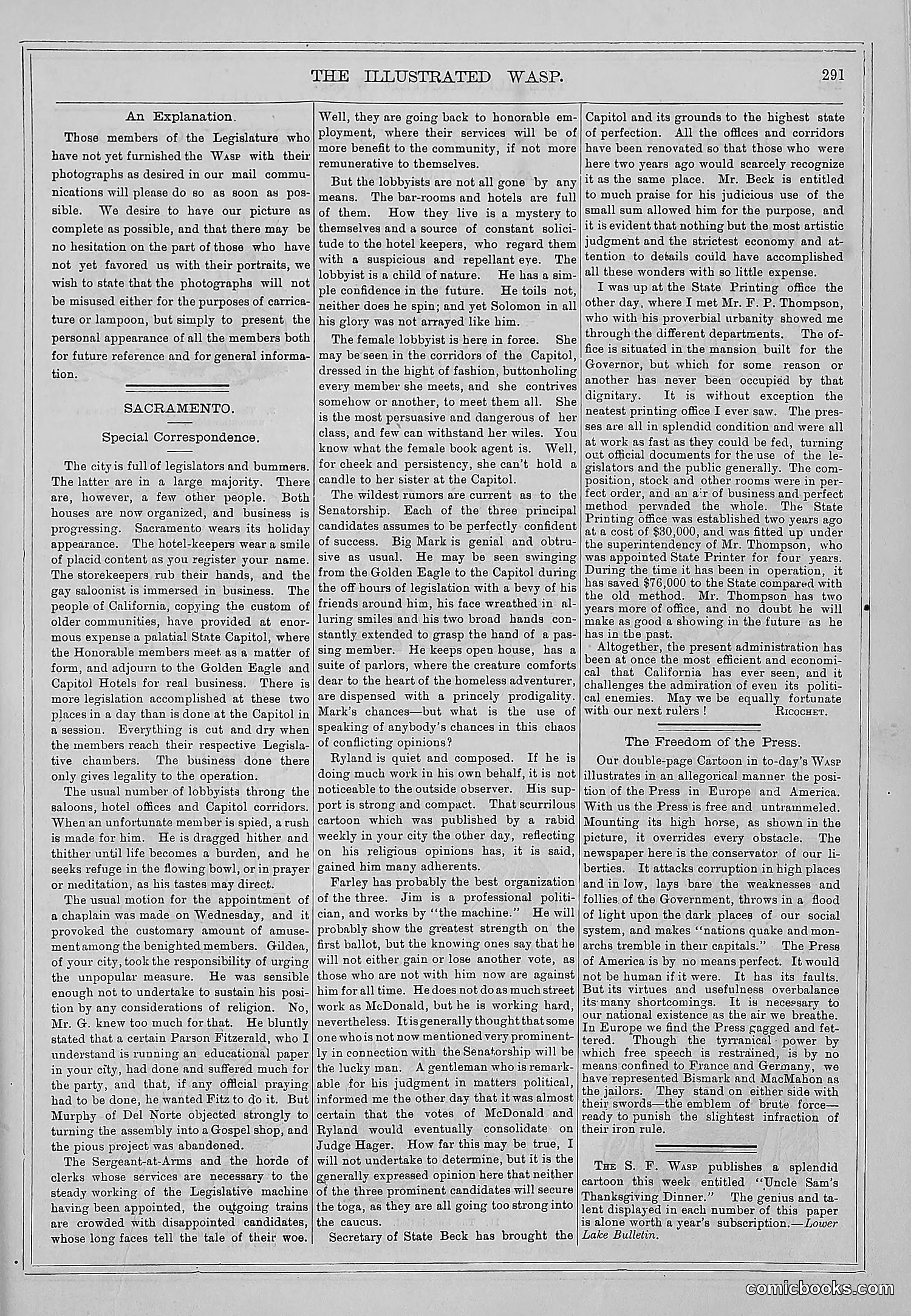The Wasp — 1877 — page 304 of 372
