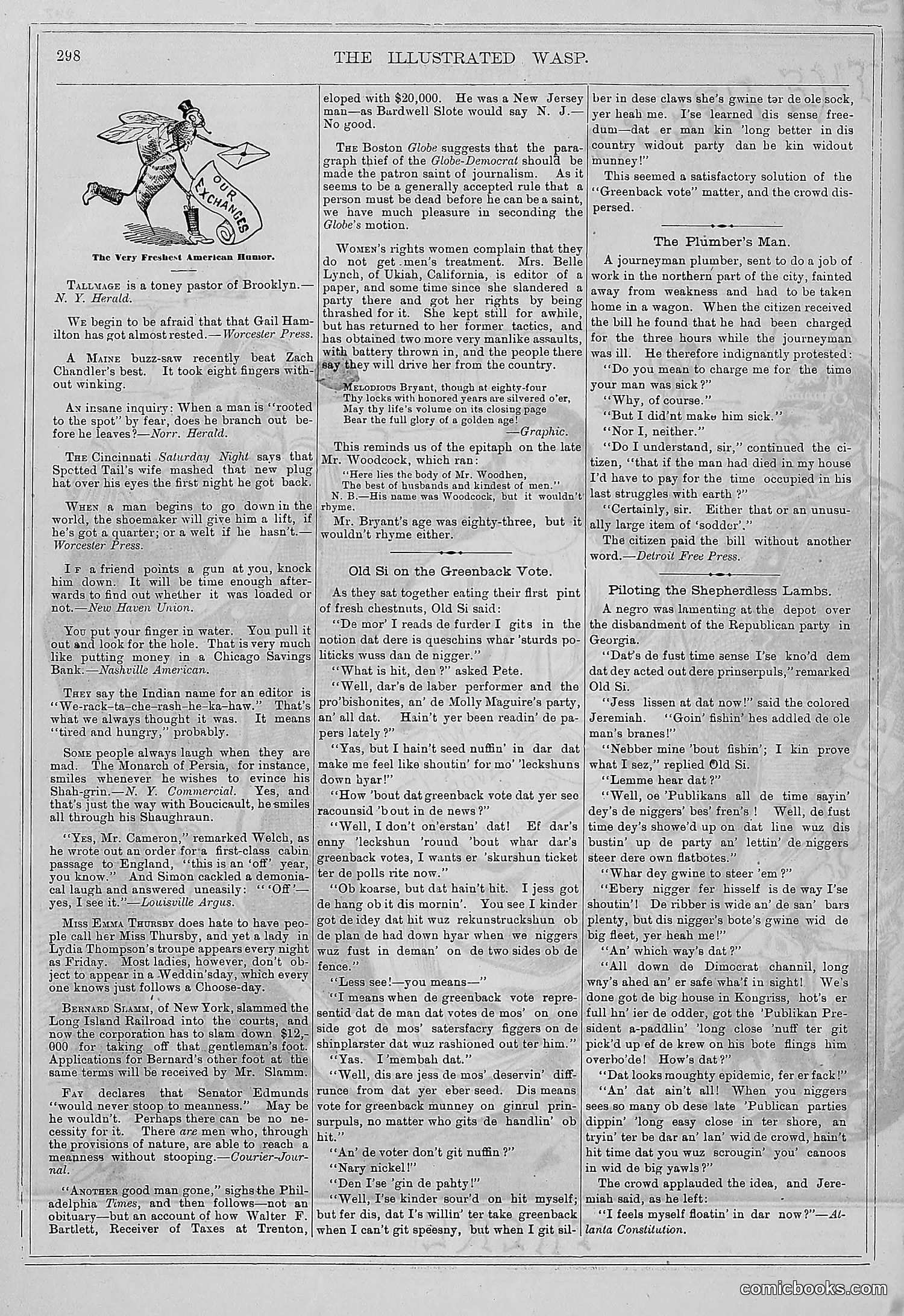 The Wasp — 1877 — page 311 of 372