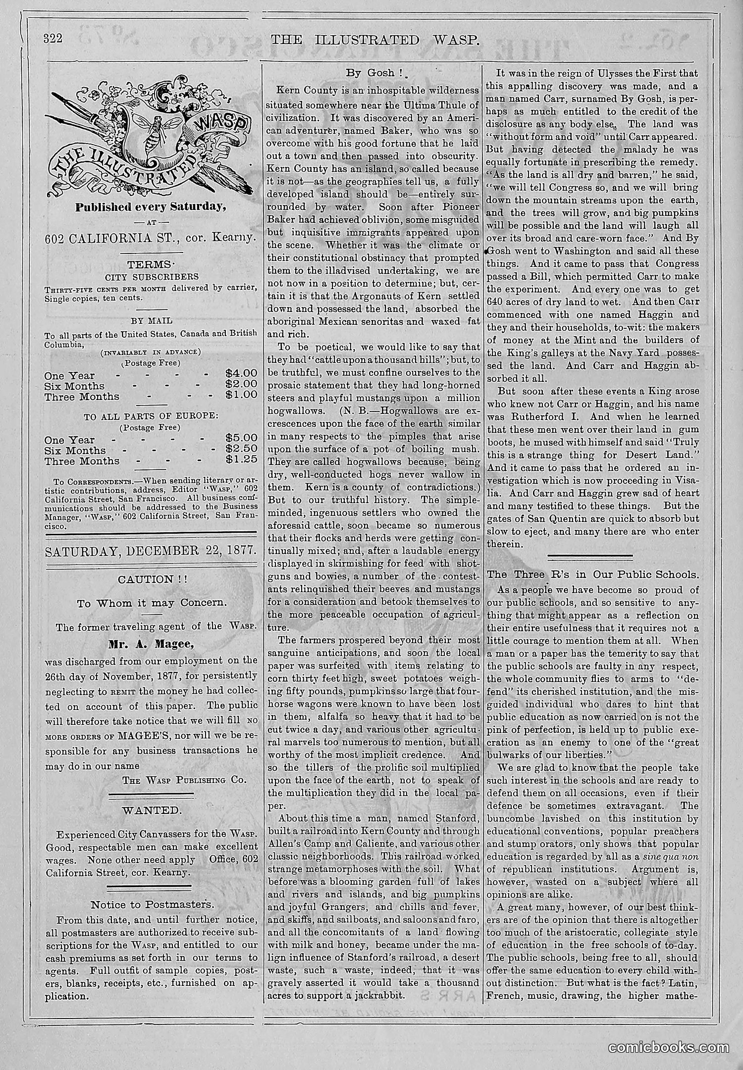 The Wasp — 1877 — page 335 of 372