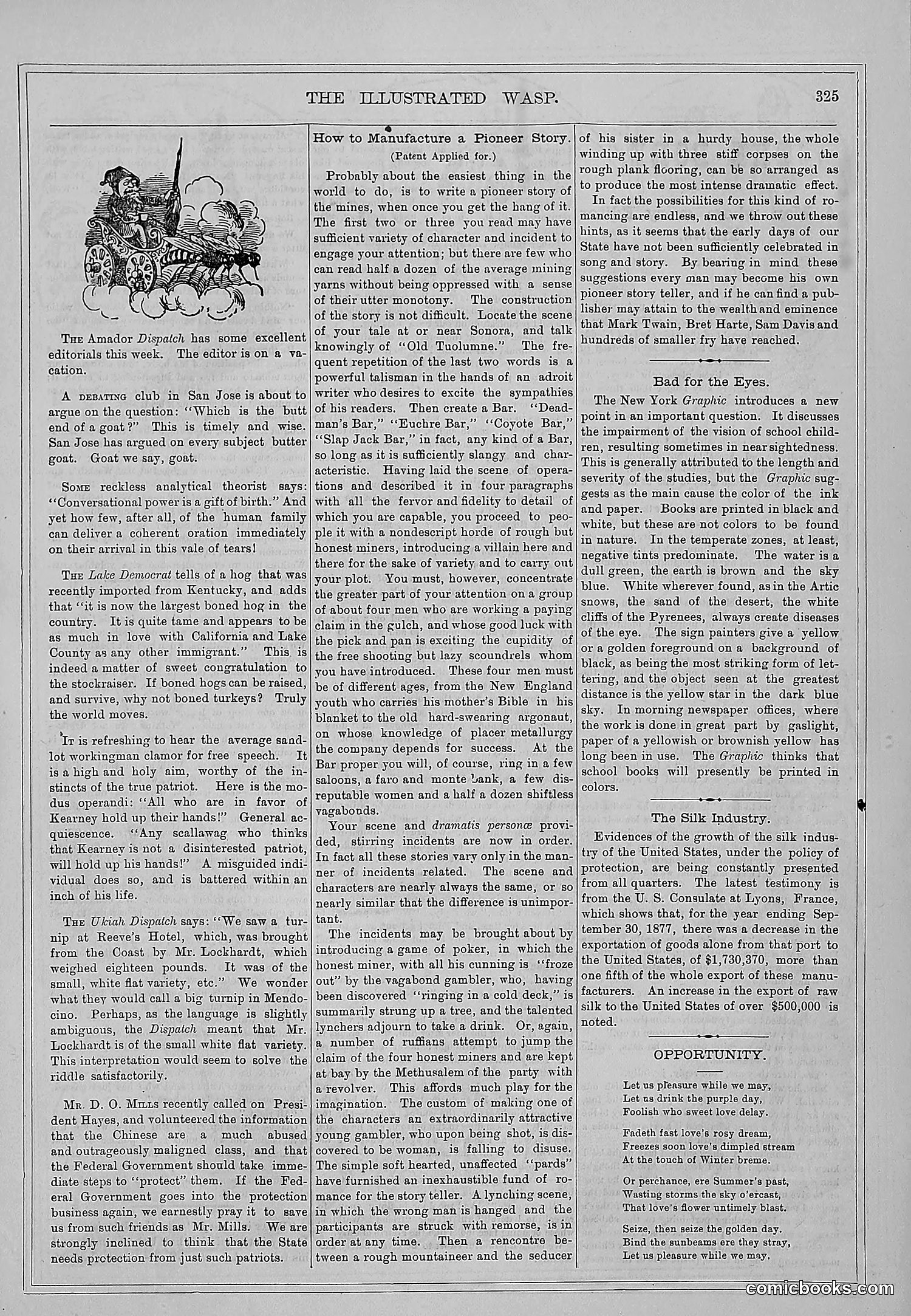 The Wasp — 1877 — page 338 of 372