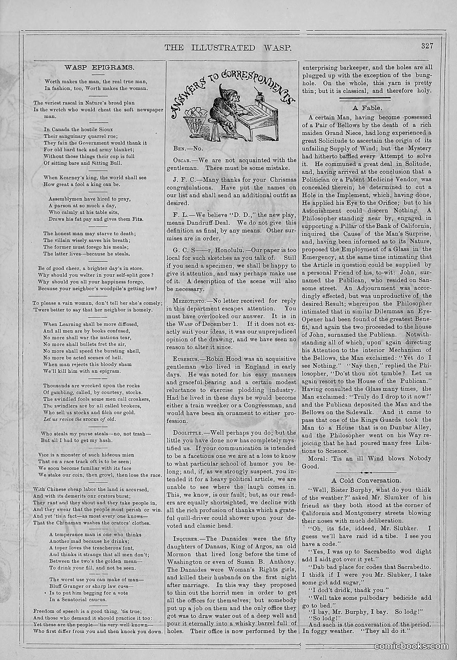 The Wasp — 1877 — page 340 of 372