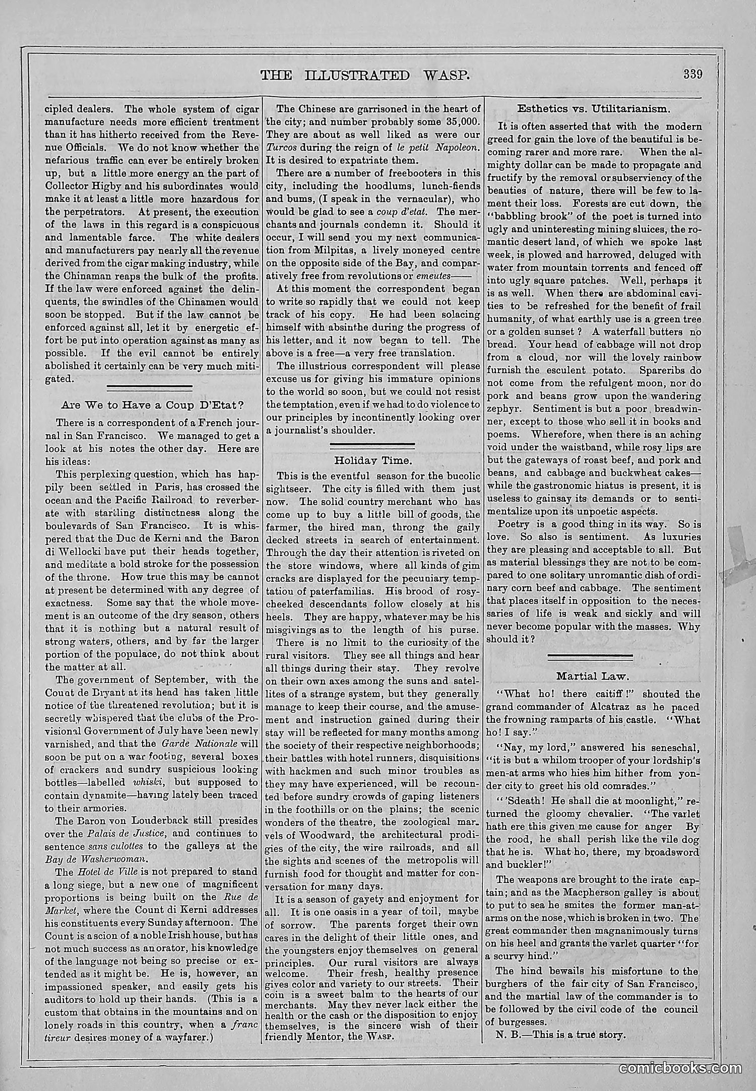 The Wasp — 1877 — page 352 of 372