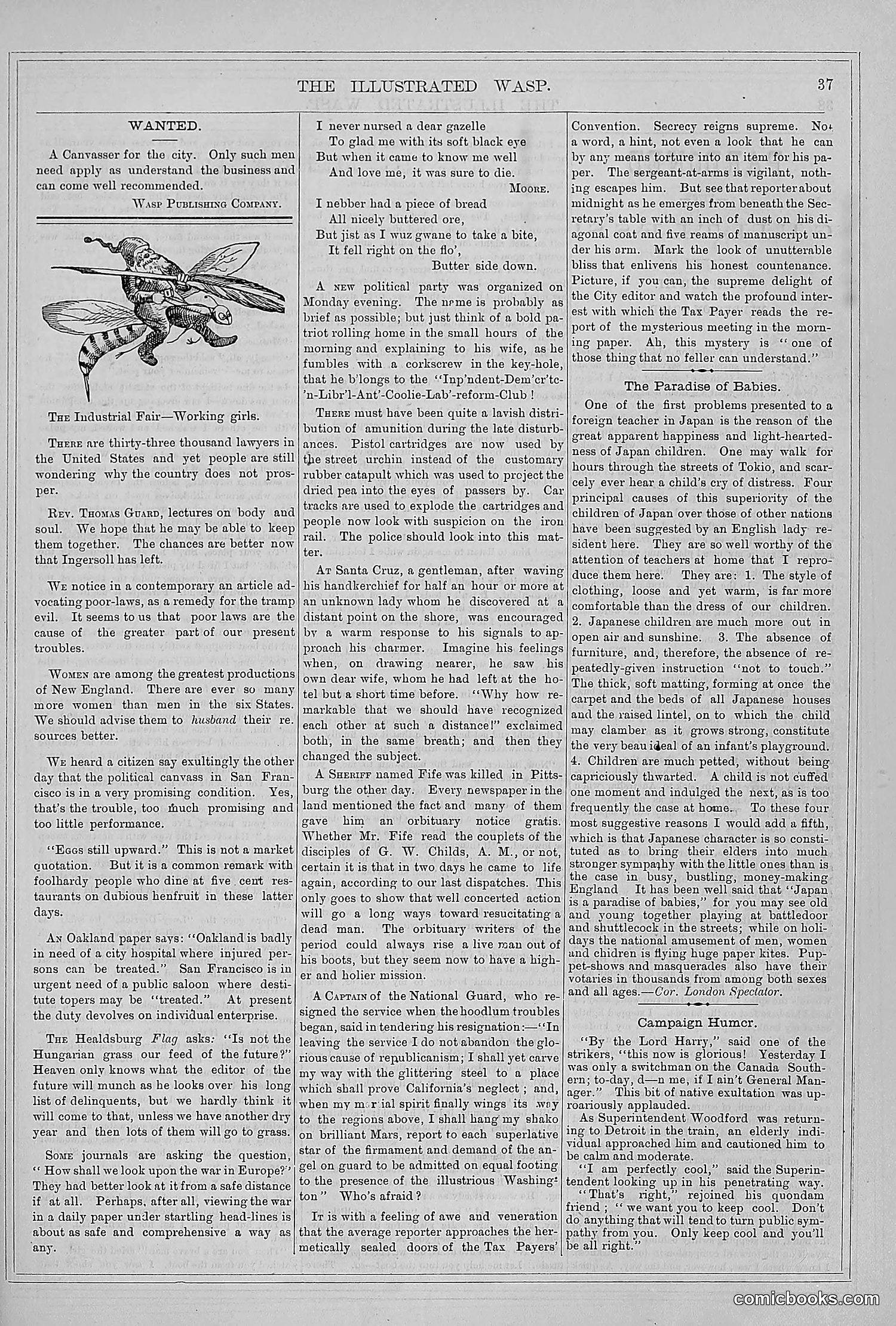 The Wasp — 1877 — page 44 of 372