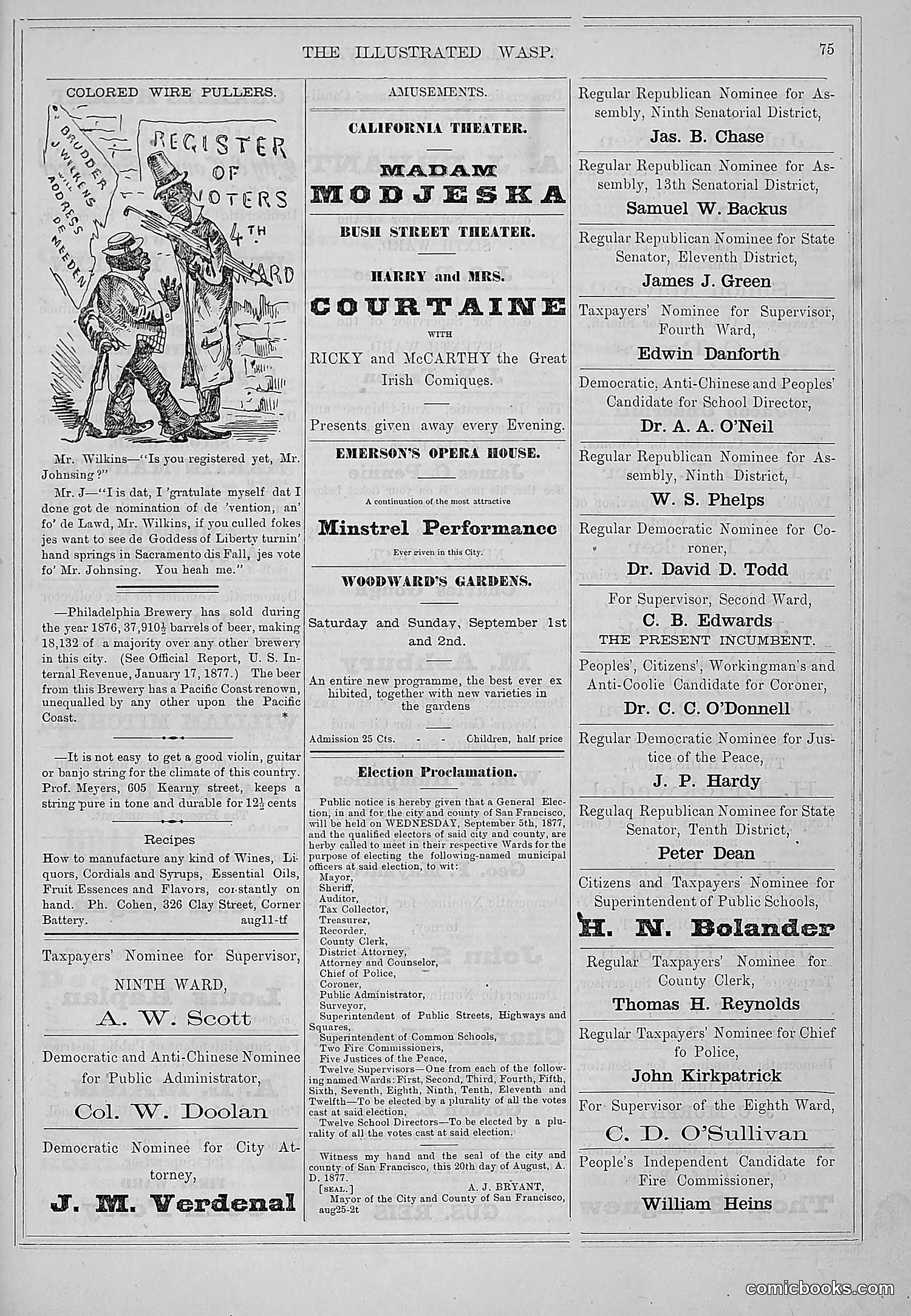 The Wasp — 1877 — page 82 of 372