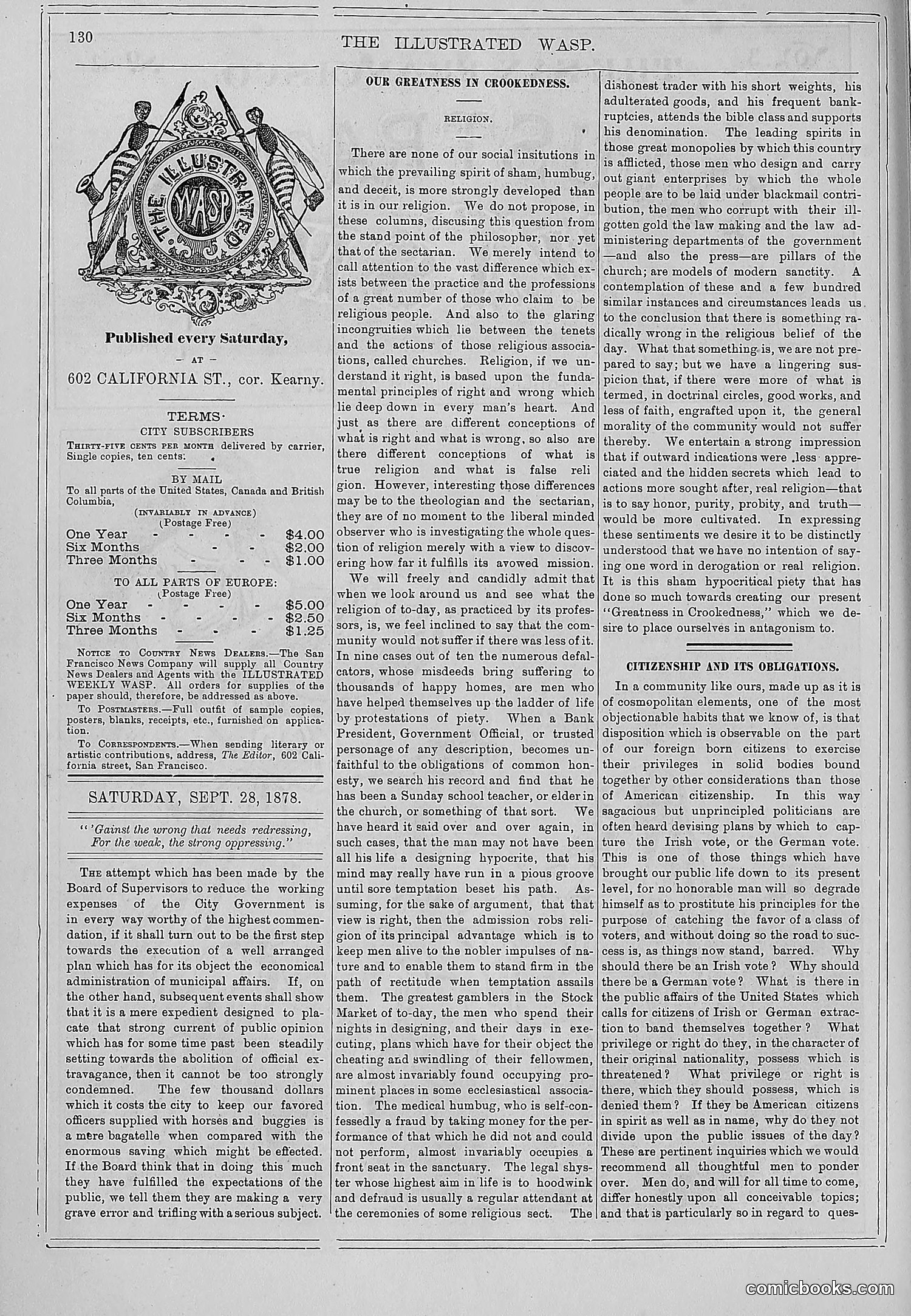 The Wasp — 1878 — page 137 of 364