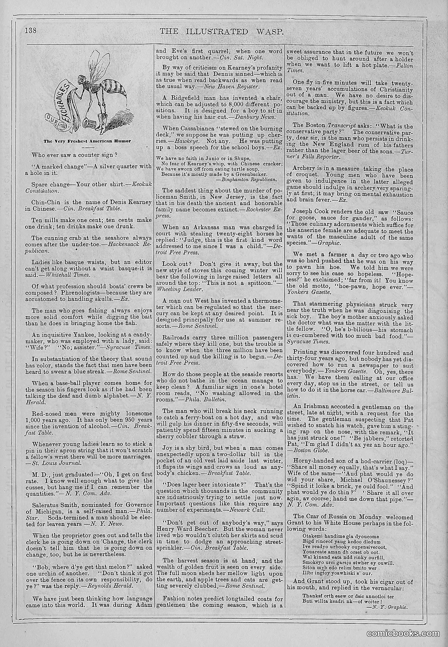 The Wasp — 1878 — page 145 of 364