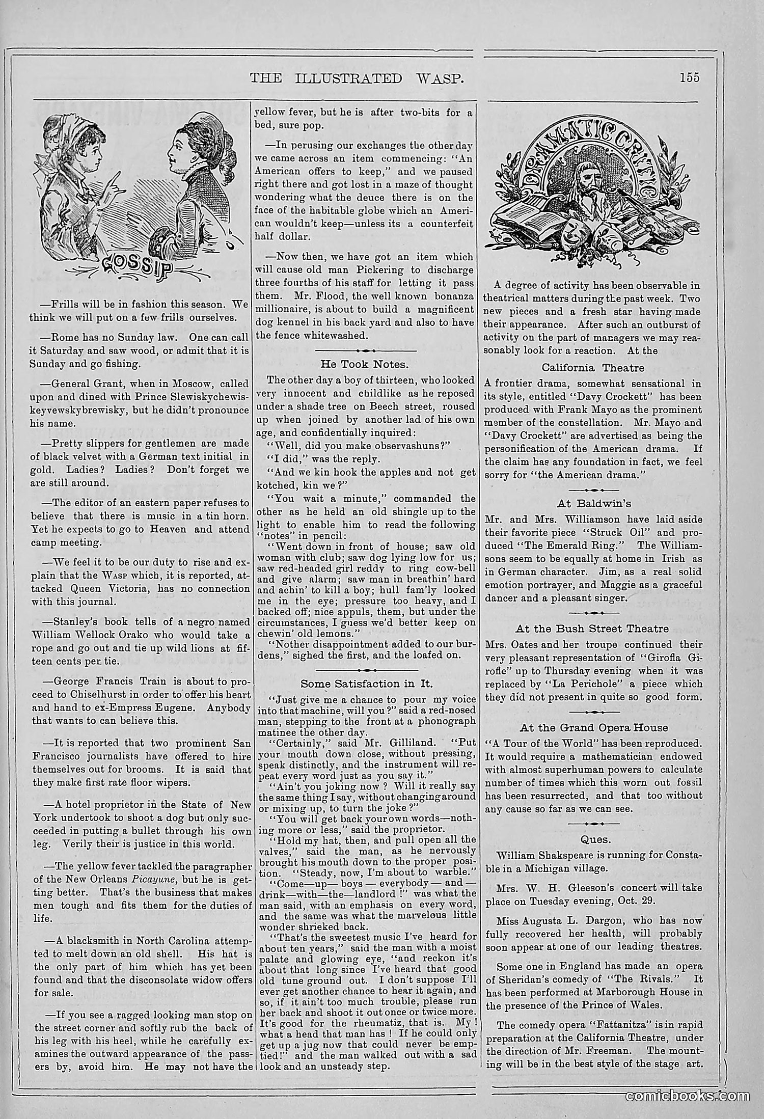 The Wasp — 1878 — page 162 of 364