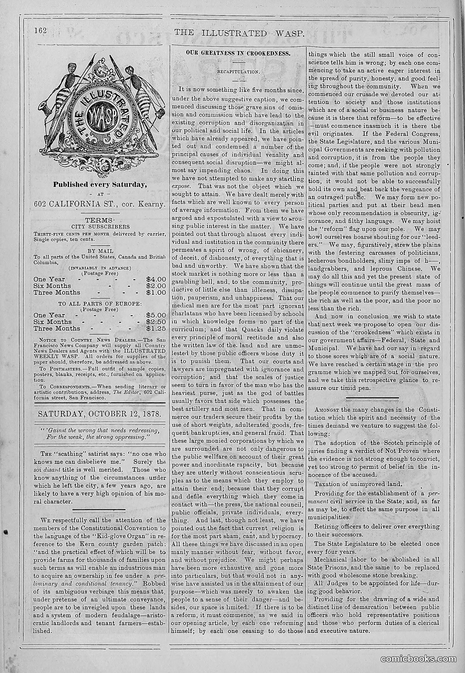 The Wasp — 1878 — page 169 of 364
