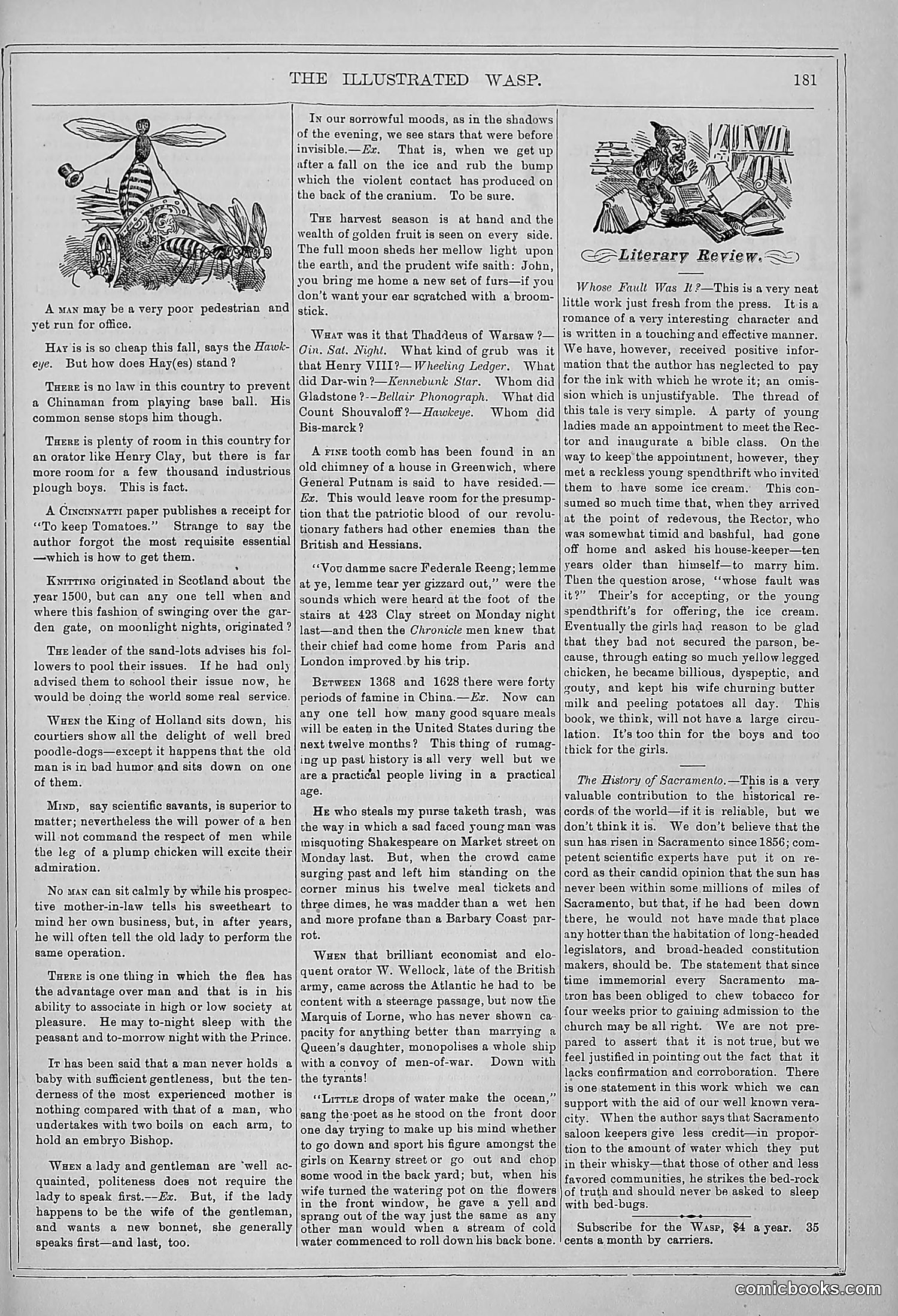 The Wasp — 1878 — page 188 of 364
