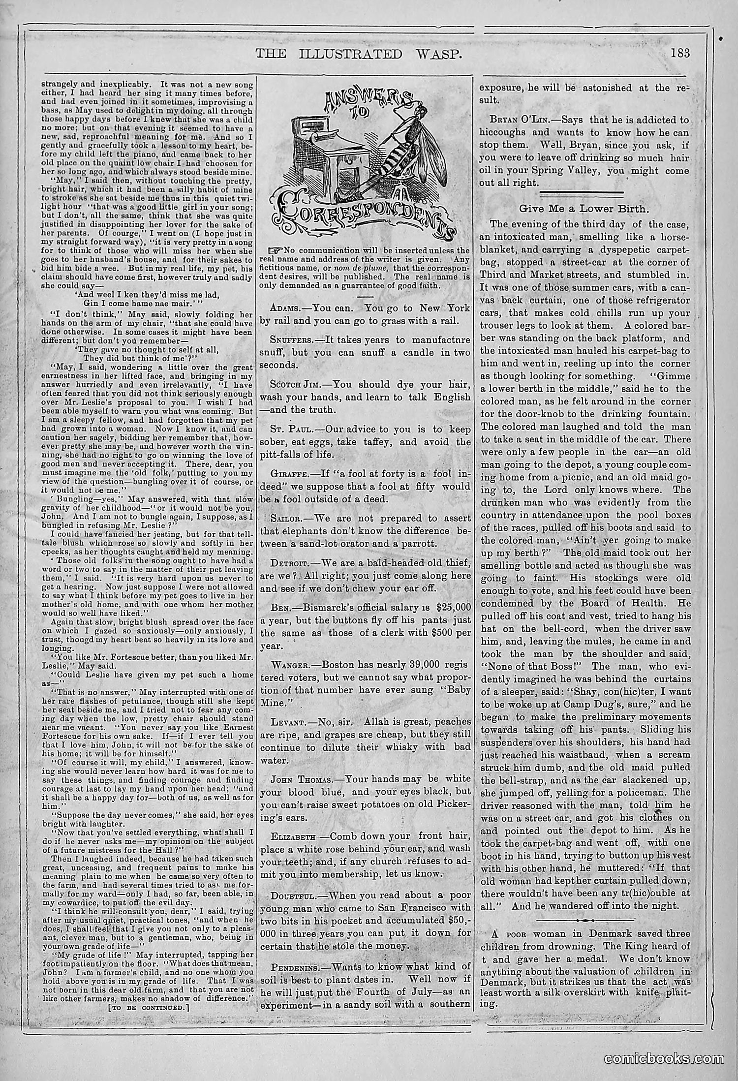 The Wasp — 1878 — page 190 of 364