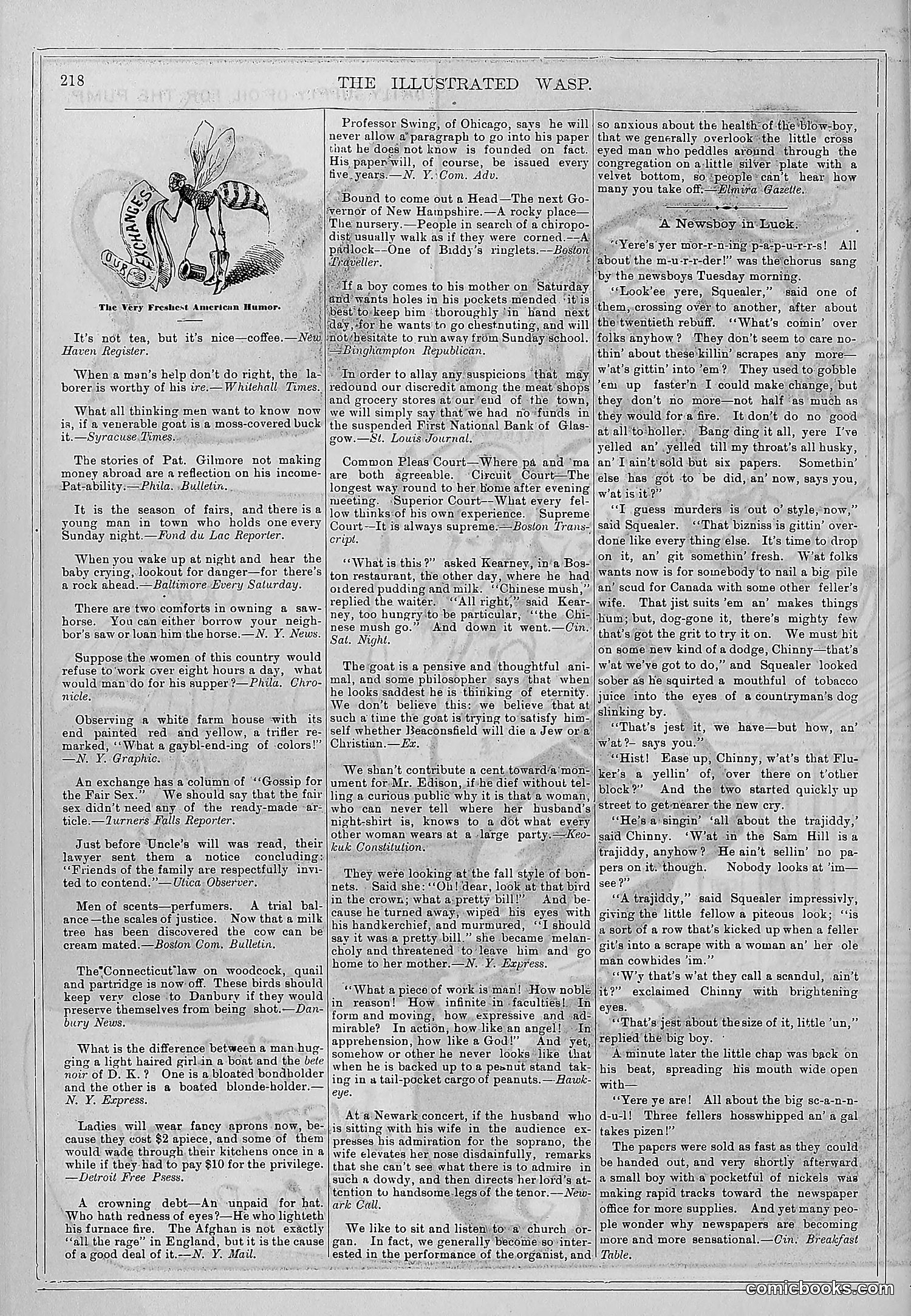 The Wasp — 1878 — page 225 of 364