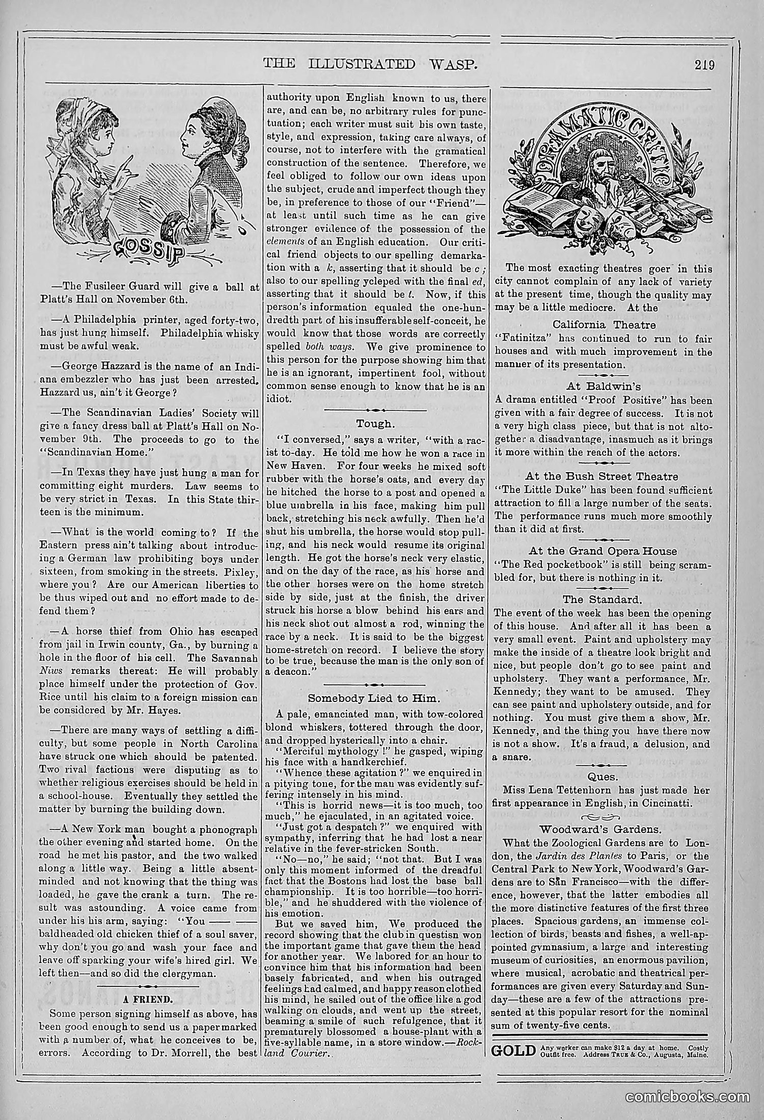 The Wasp — 1878 — page 226 of 364