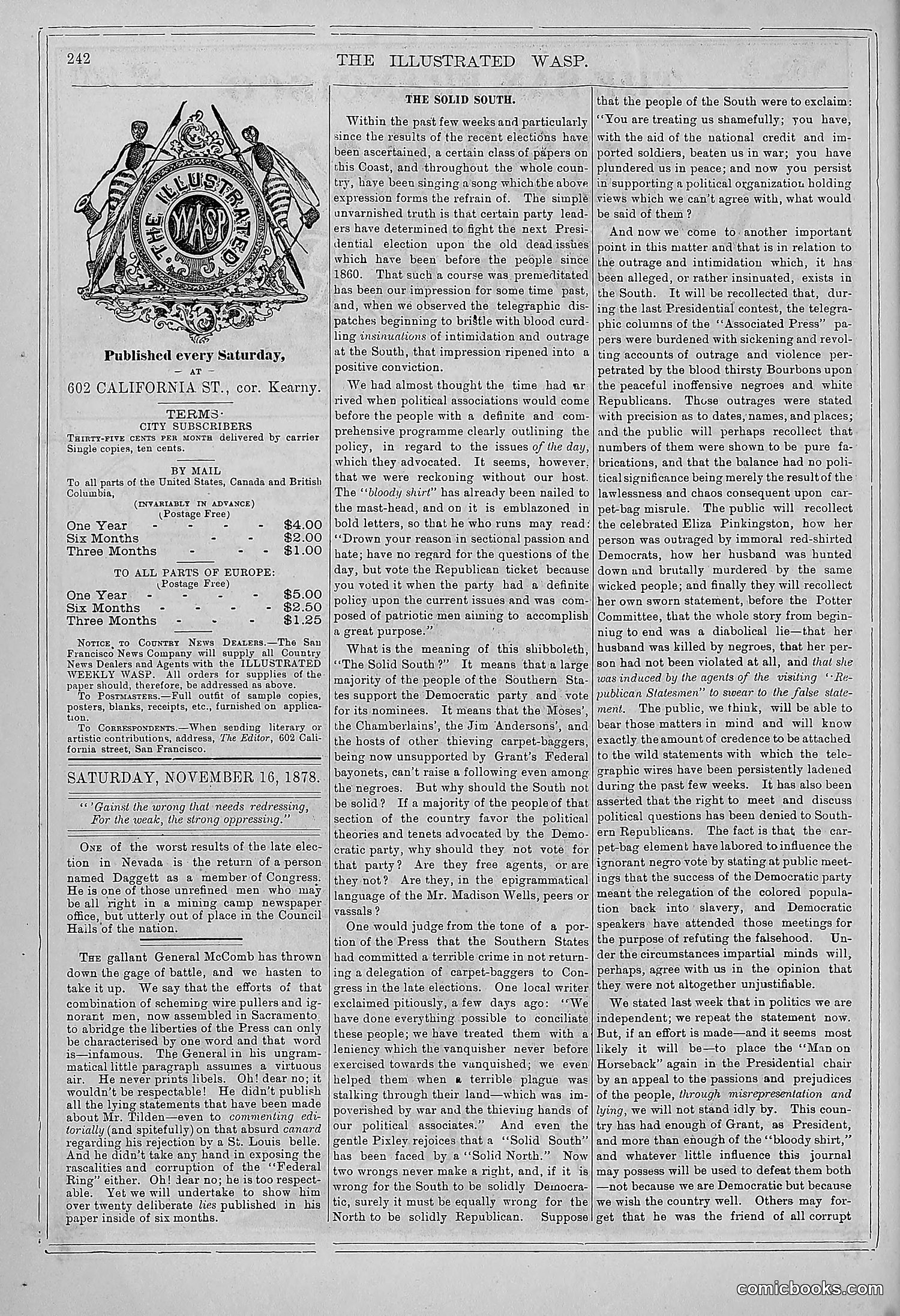 The Wasp — 1878 — page 249 of 364