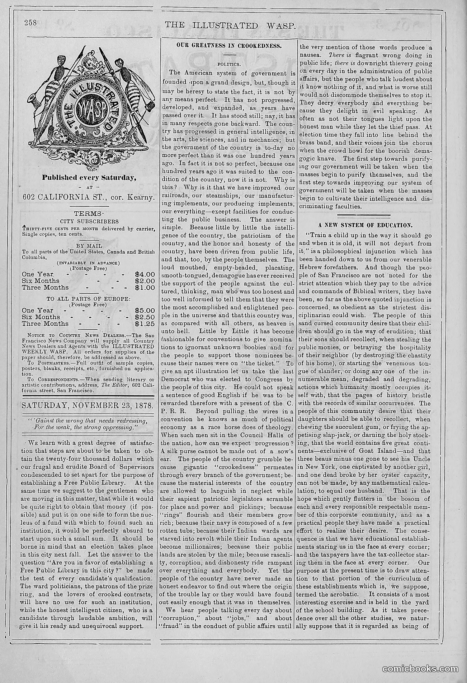 The Wasp — 1878 — page 265 of 364