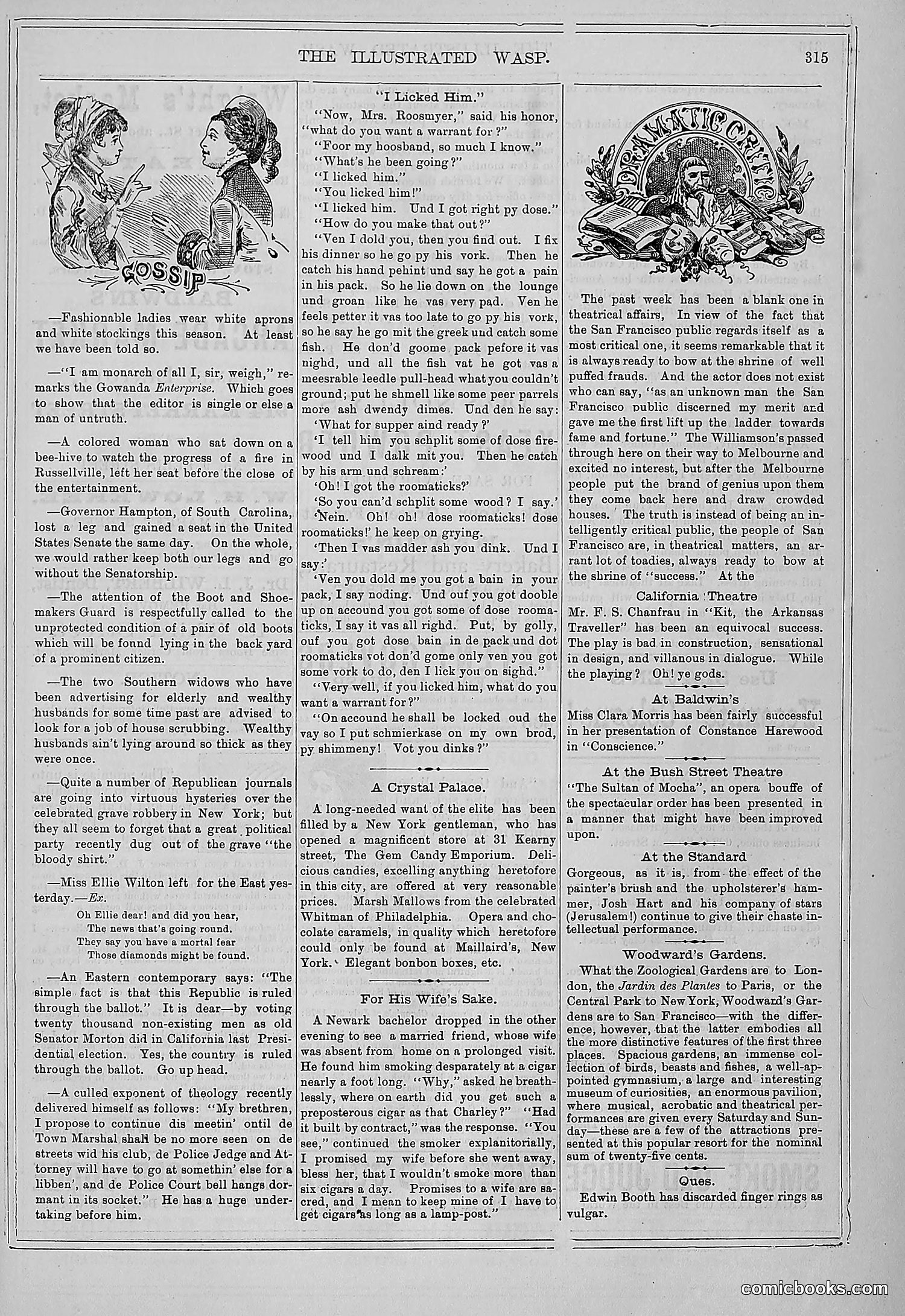 The Wasp — 1878 — page 320 of 364