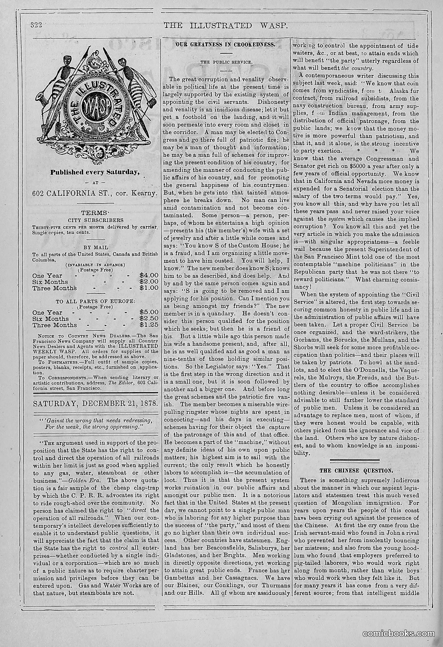 The Wasp — 1878 — page 327 of 364