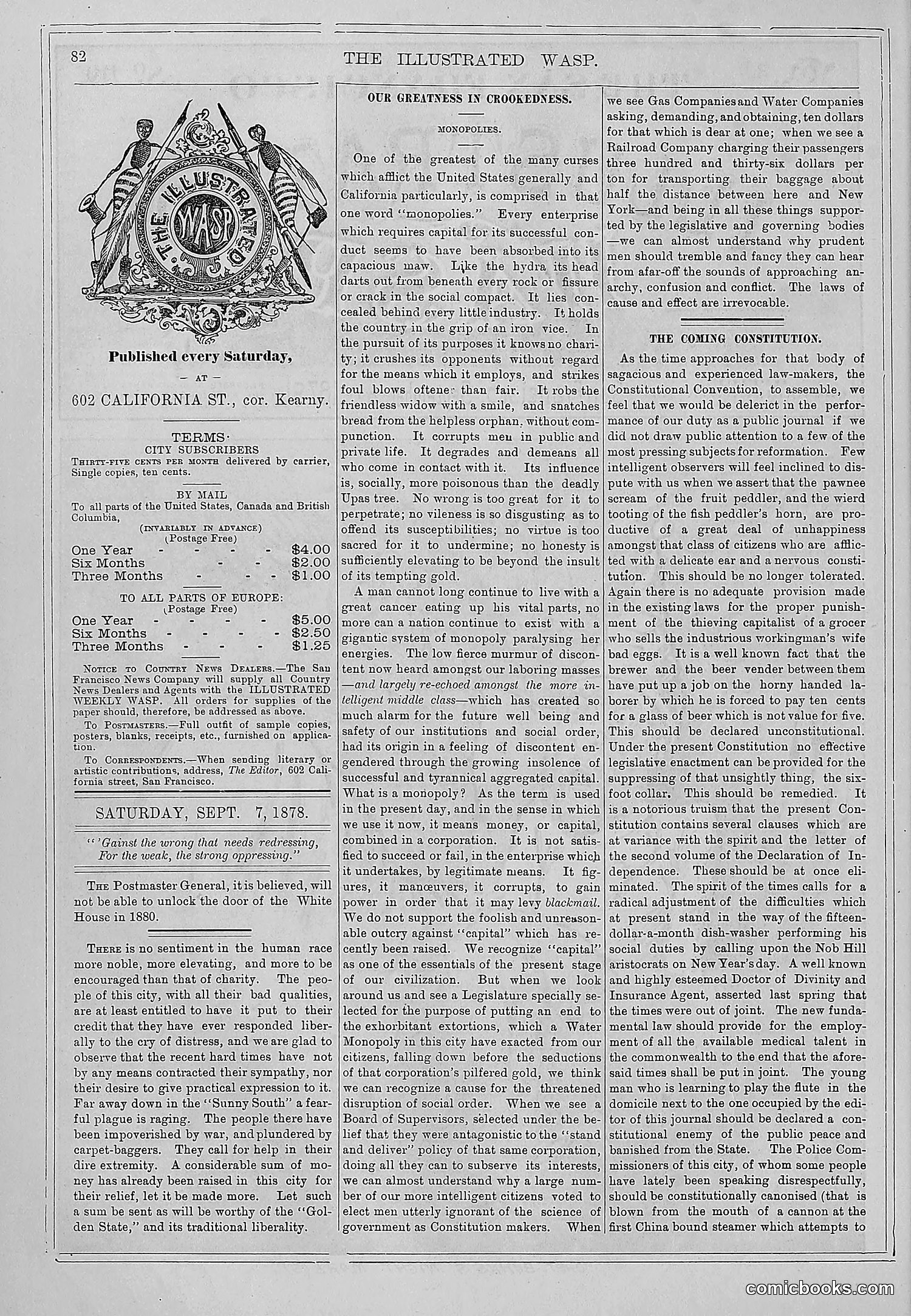 The Wasp — 1878 — page 89 of 364